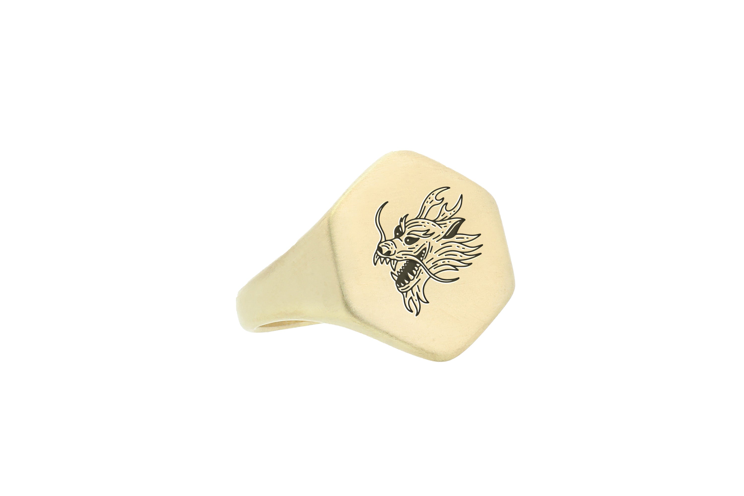 Tattooed Theme Dragon Ring
