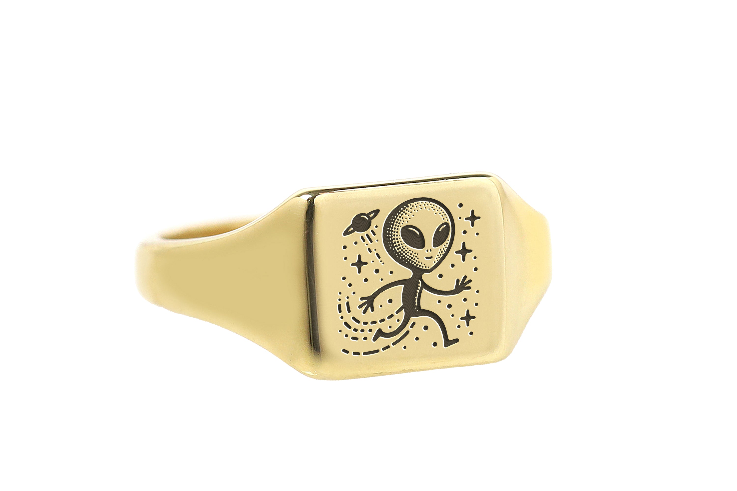 Cute Cosmic Alien Ring
