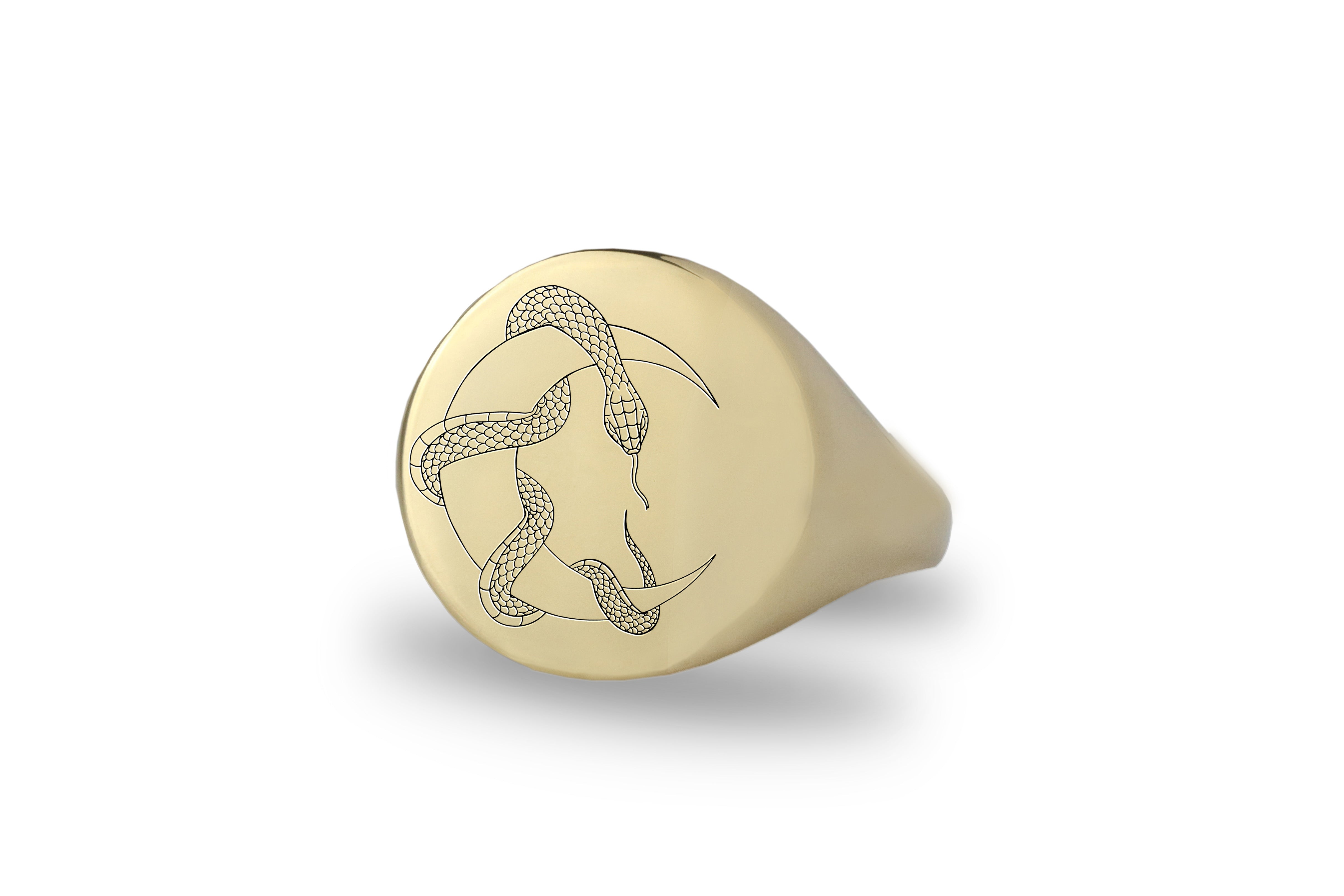 Mystical Golden Snake Ring