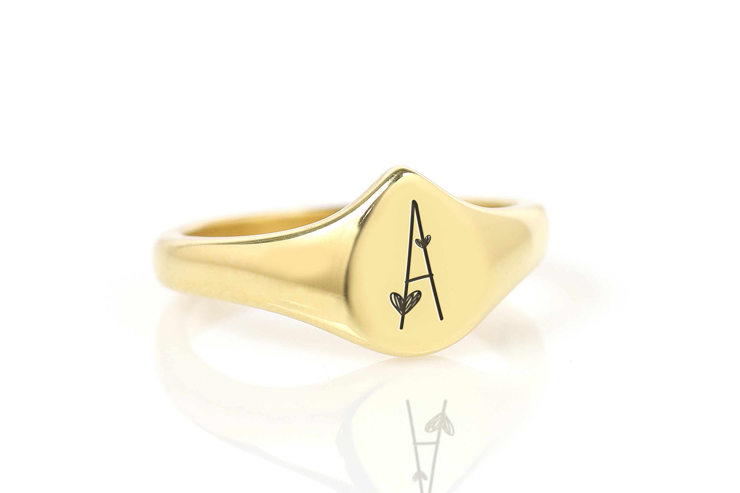 Personalized Letter Ring