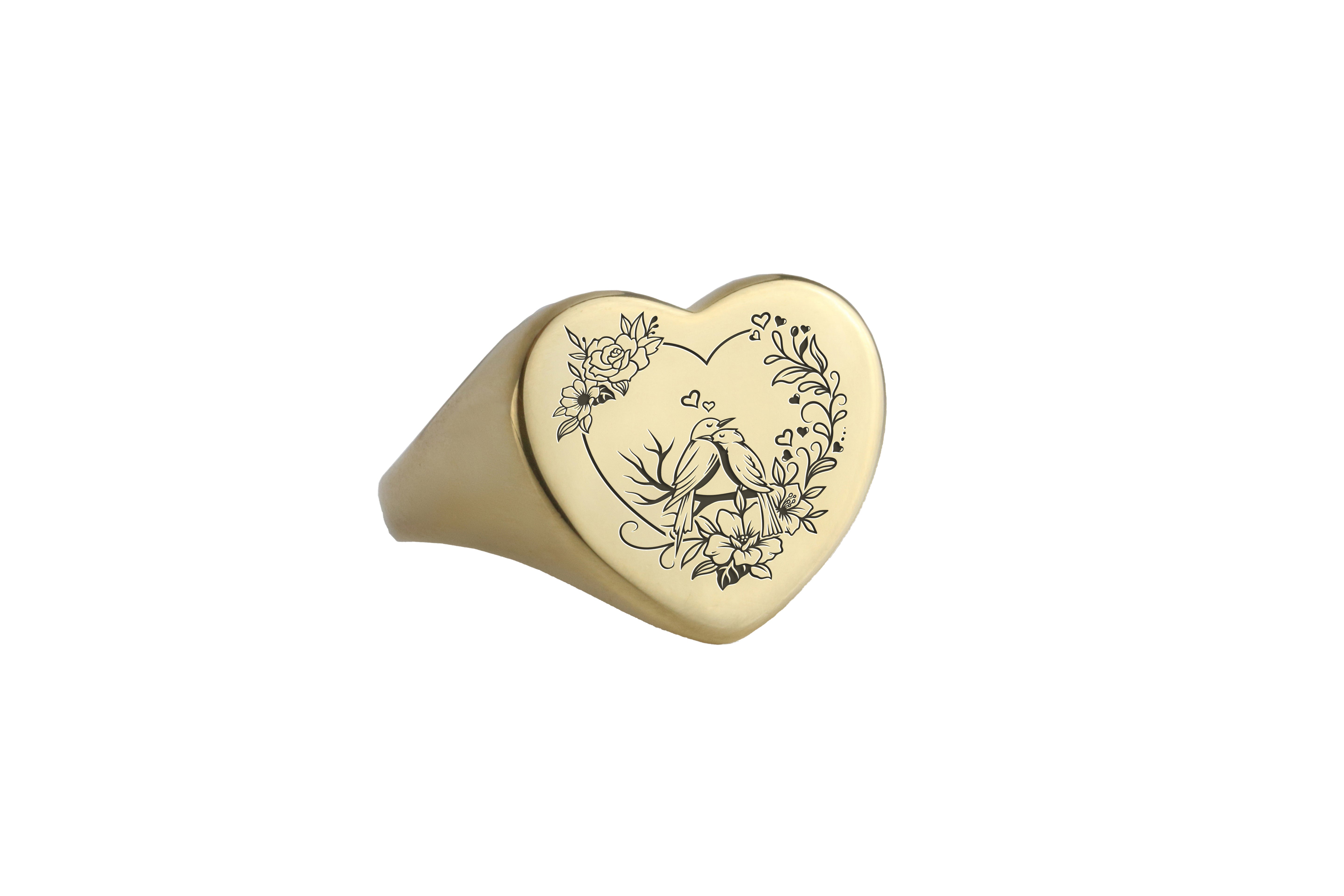 Romantic Birds Ring