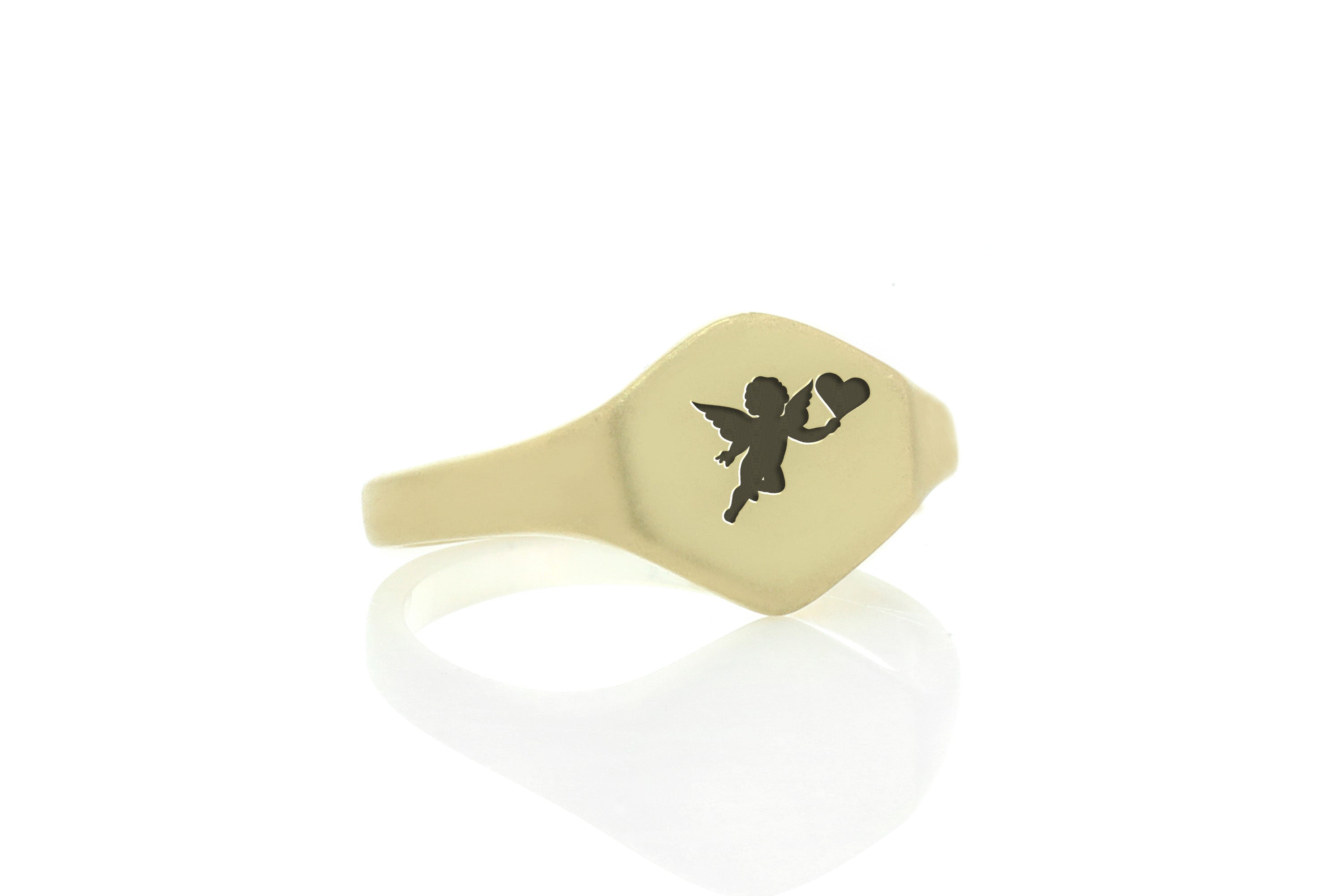 Cupid Engraved Ring
