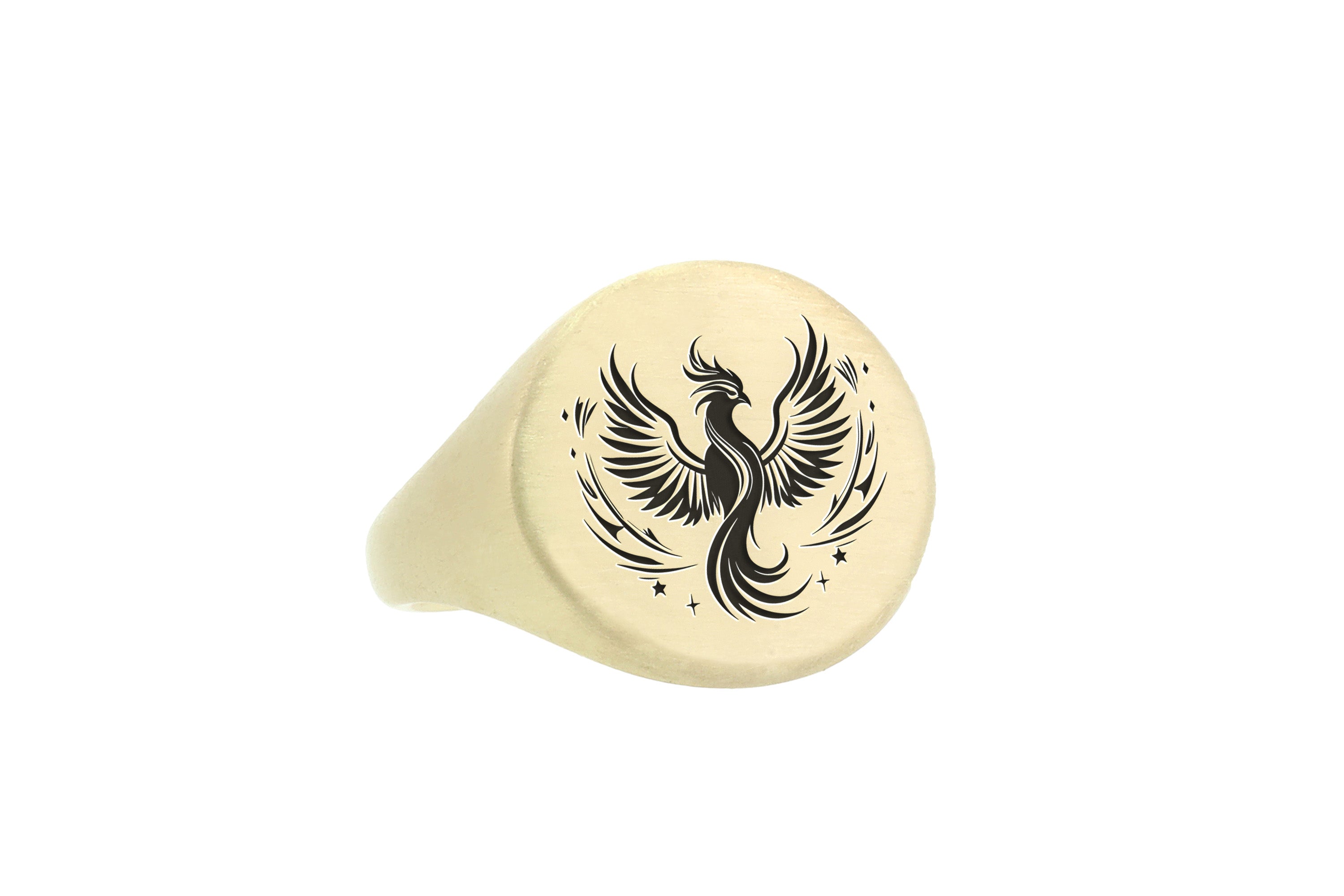 Phoenix Engraving Signet Ring