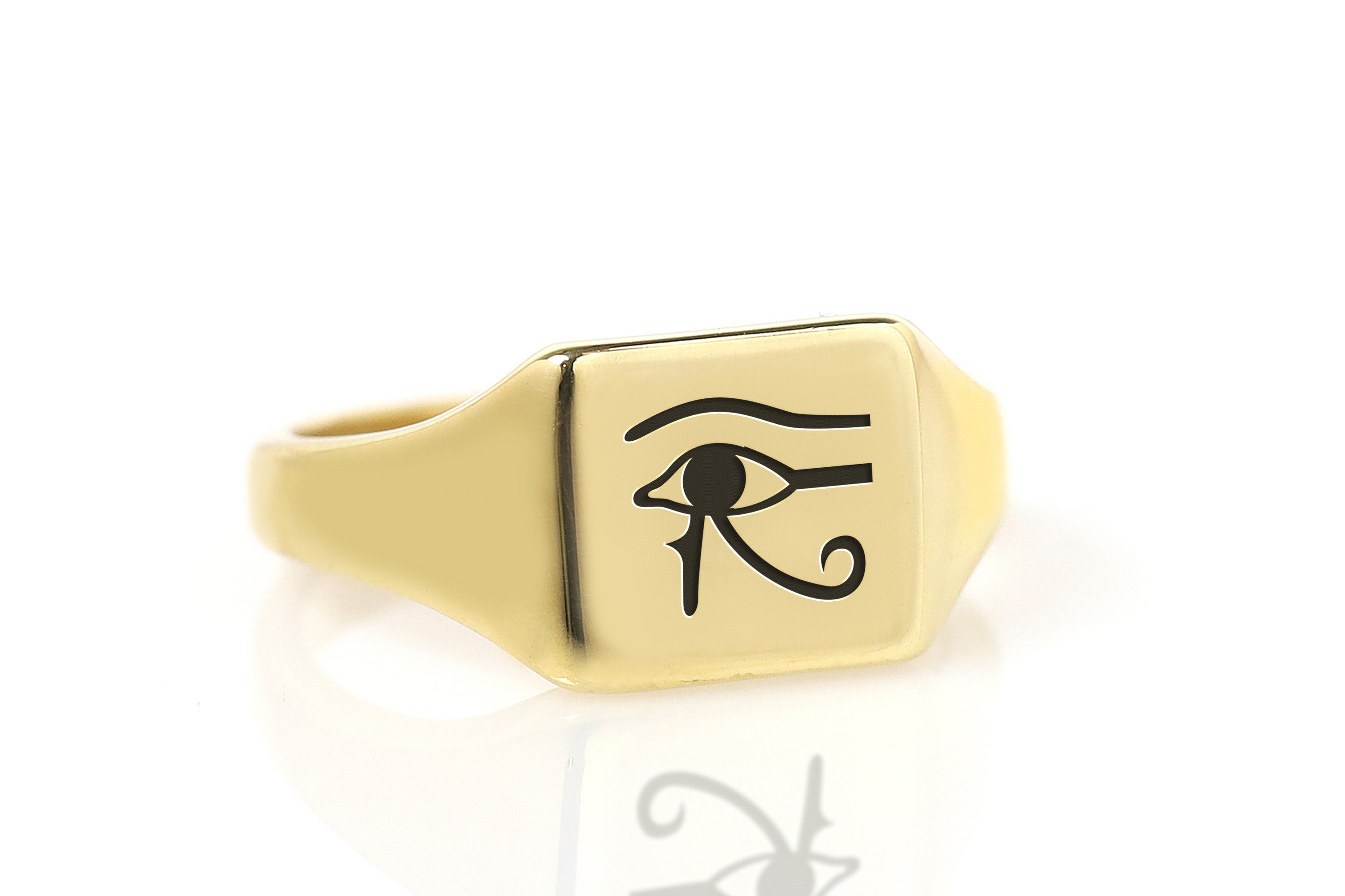 Eye of Horus Engraved Ring