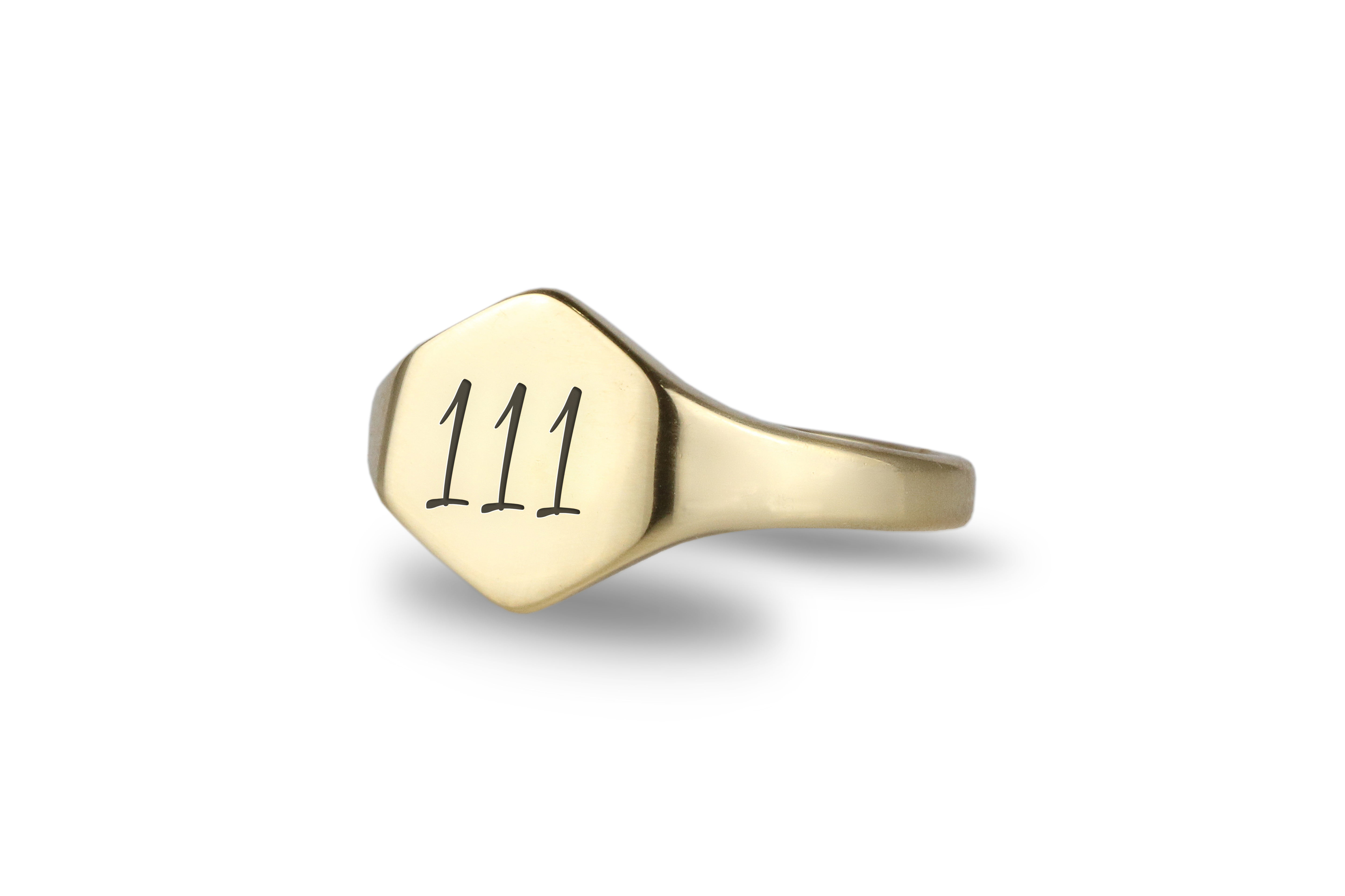 Personalized Lucky Number Ring