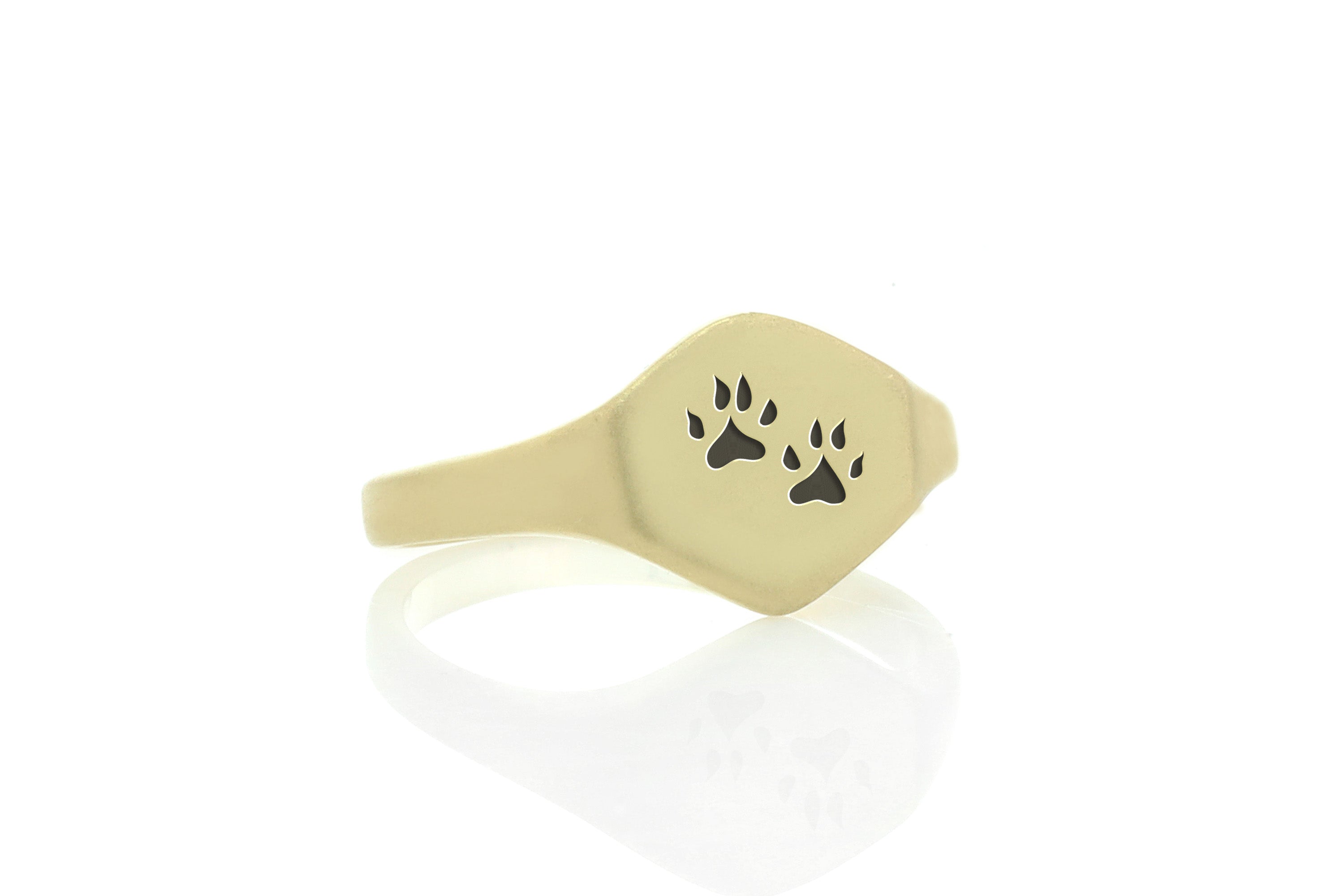 Dog Paw Pattern Ring