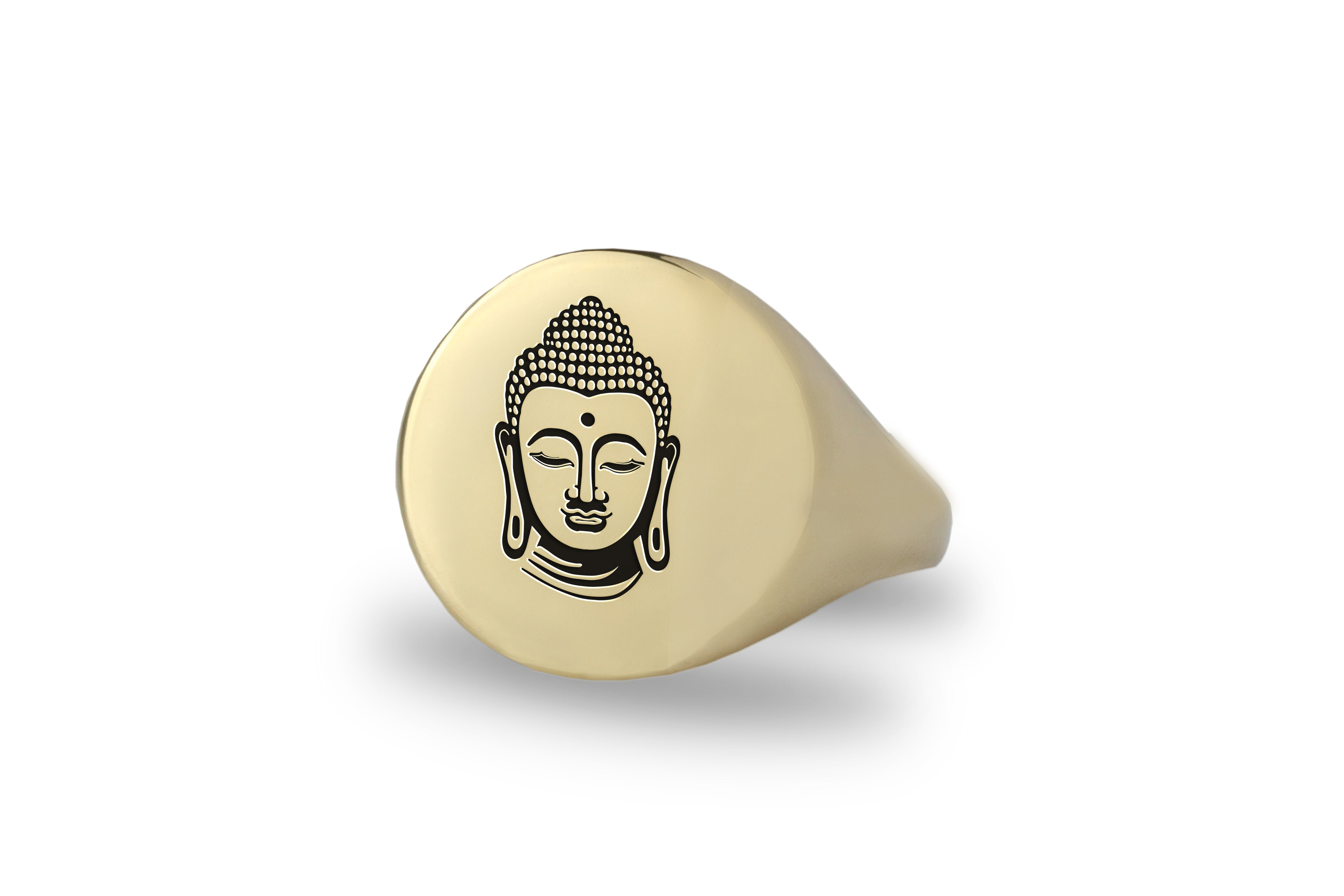 Engraved Buddha Ring
