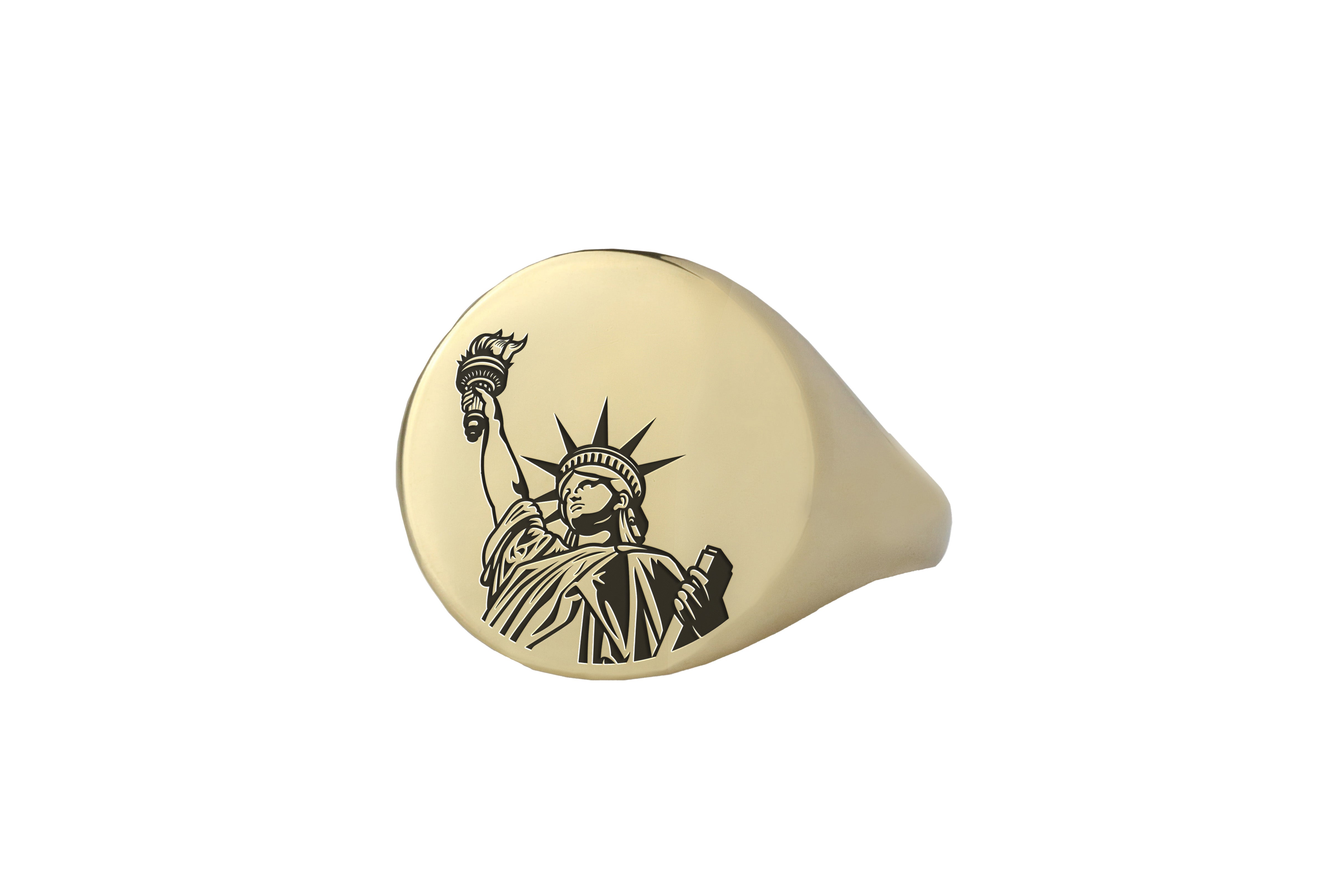 Statue of Liberty Bold Statement Ring