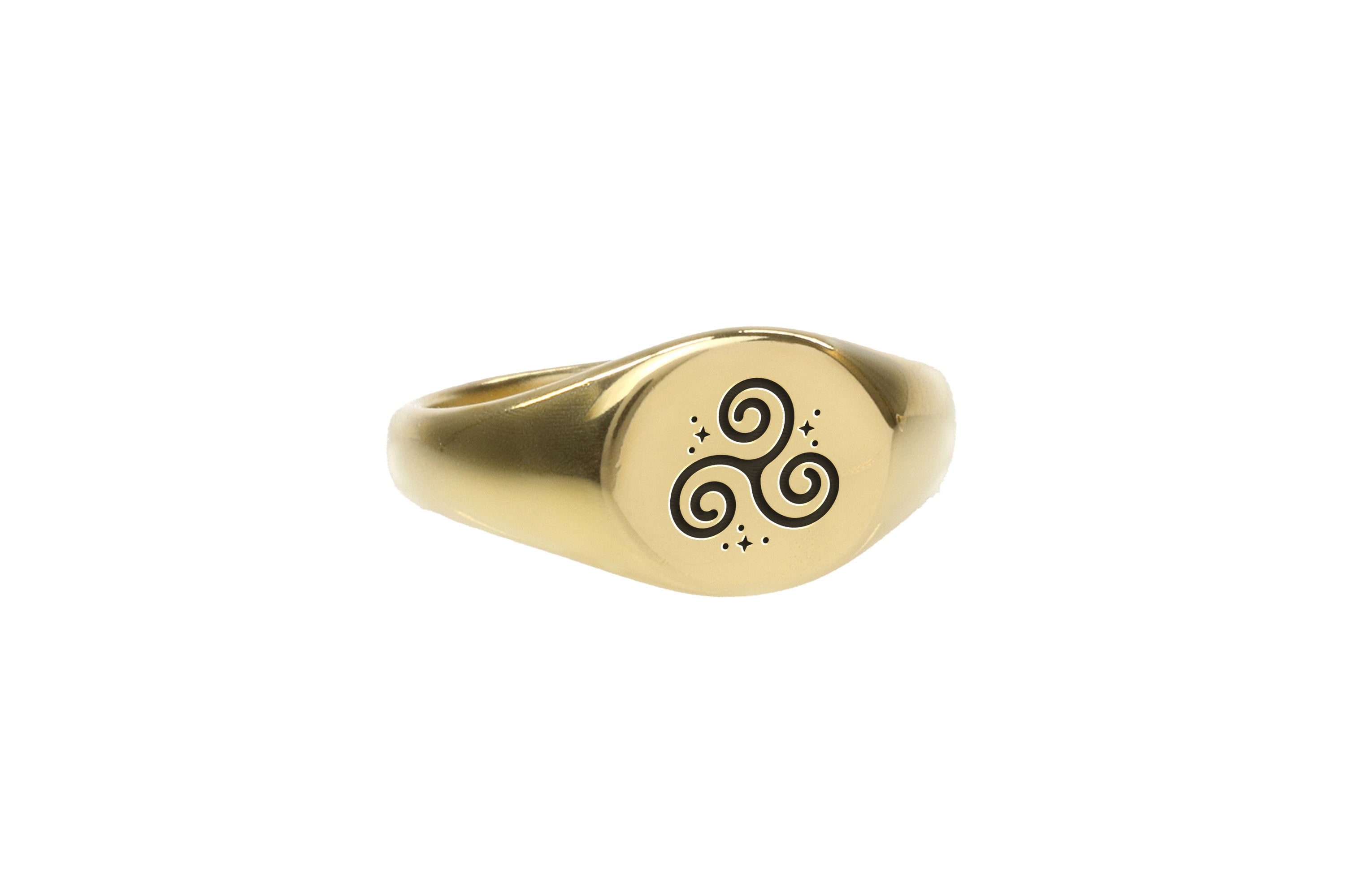 Wiccan Symbol Signet Ring