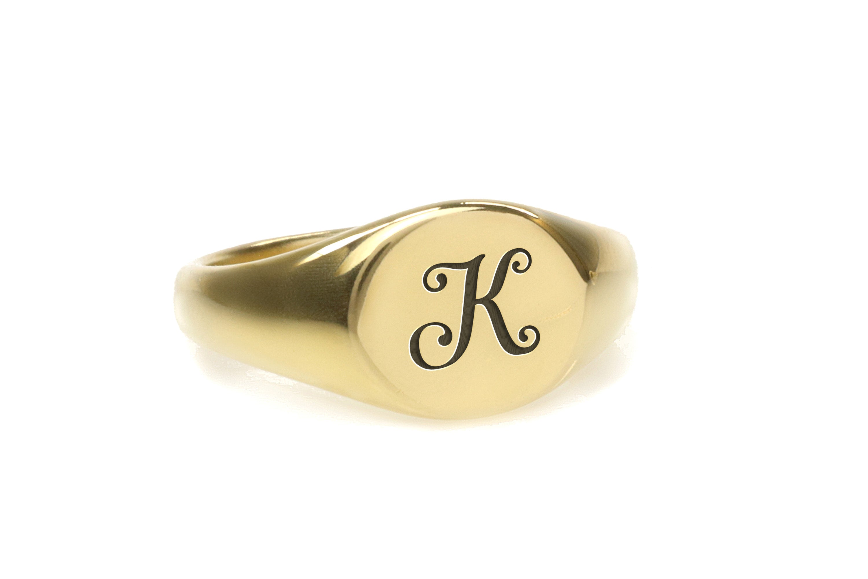 Vintage Letter Signet Ring