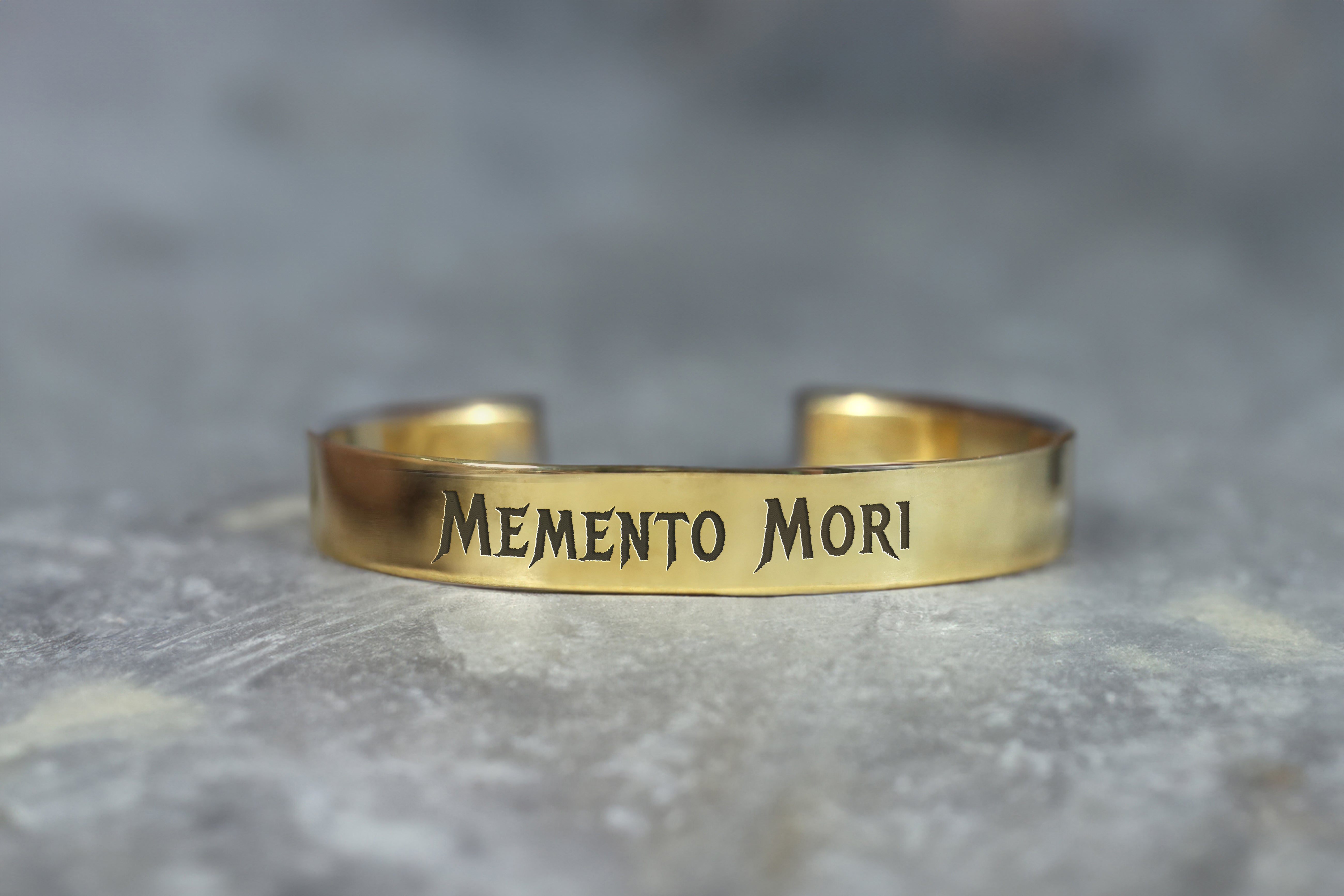 14k Gold Memento Mori Bracelet