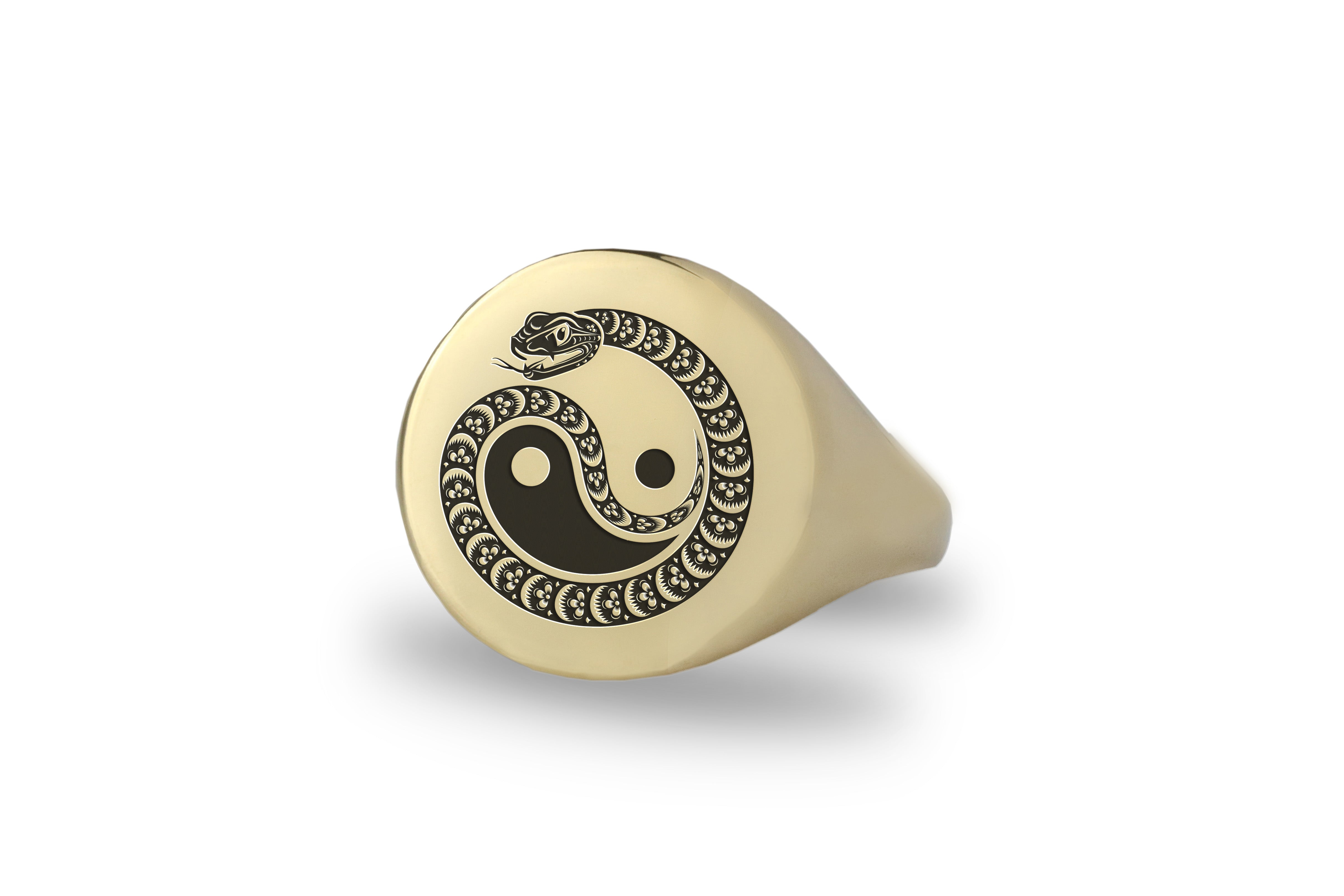 Yin And Yang Snake Ring