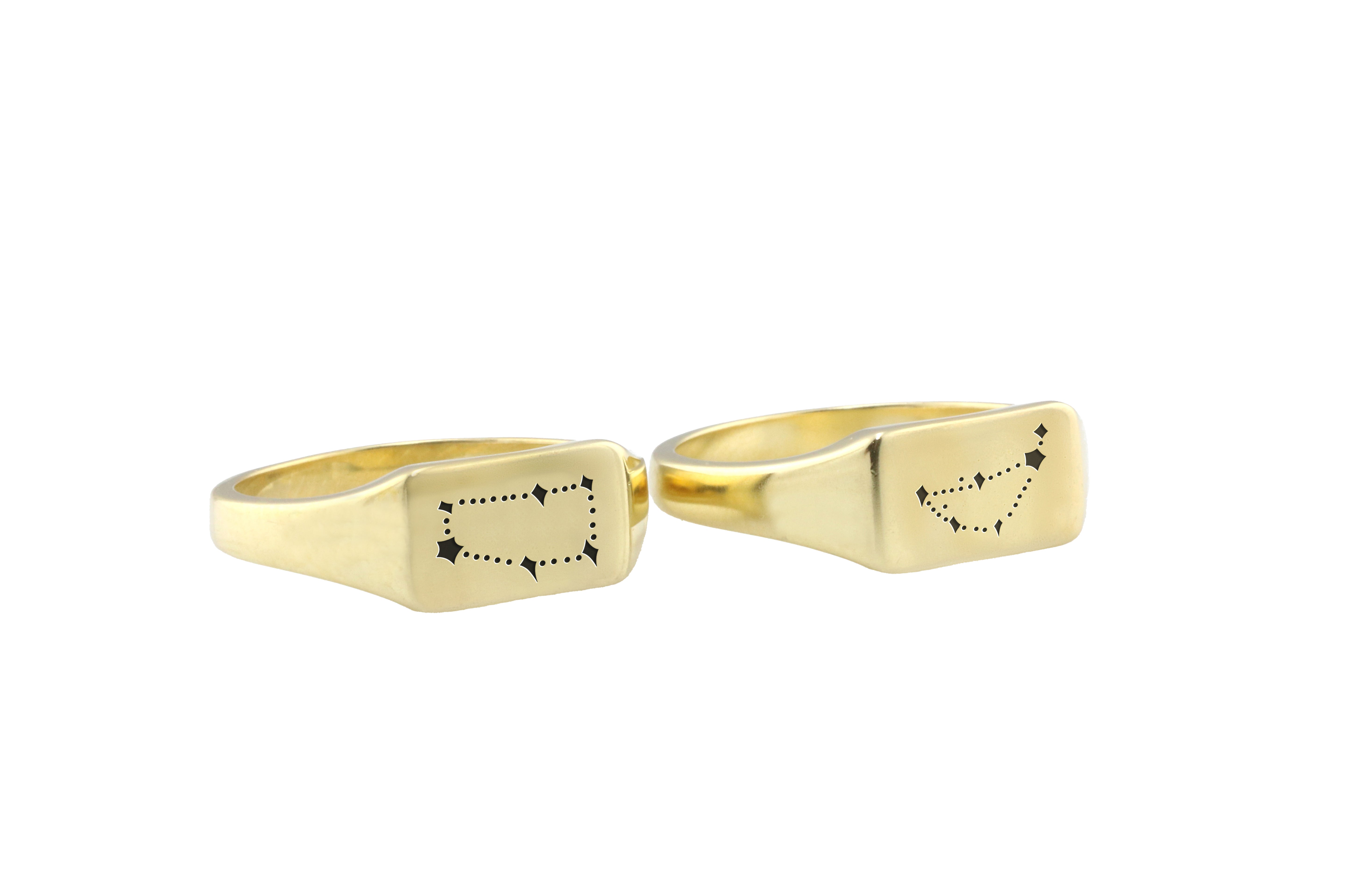 Custom Starmap Zodiac Ring