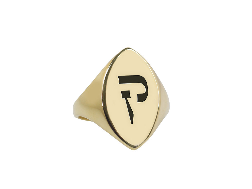 Bible Font Engraved Ring