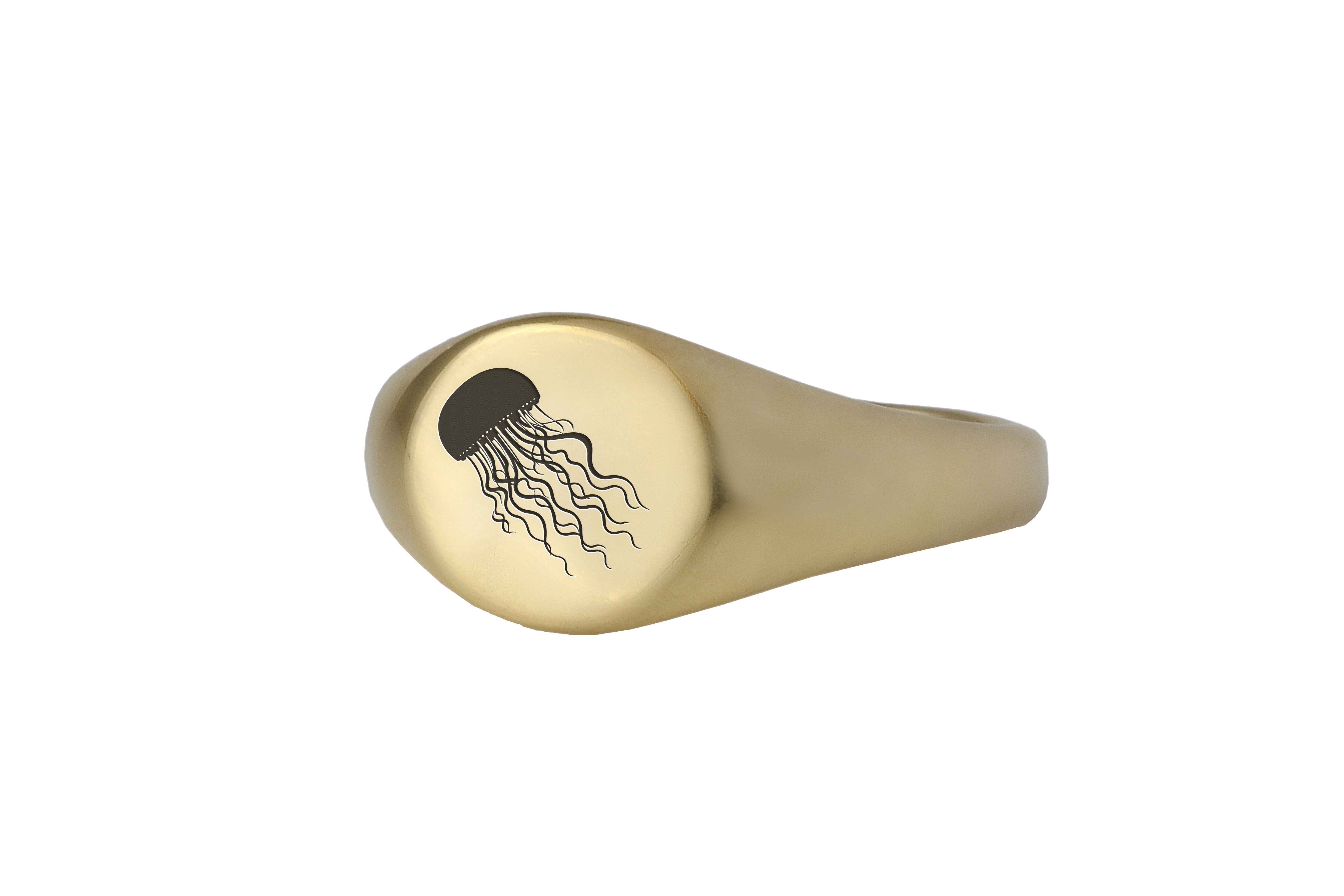 Cute Jellyfish Gold Ring