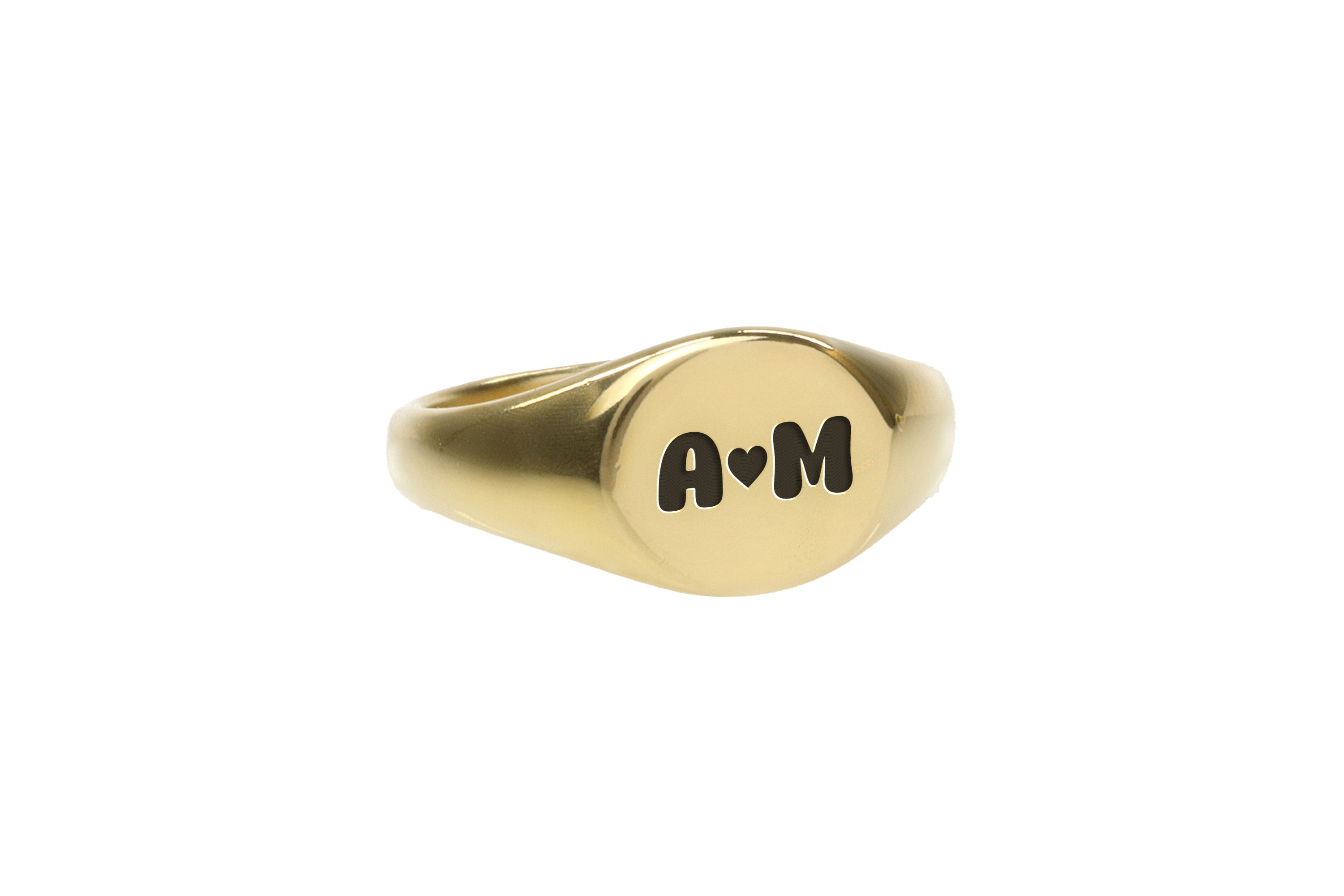 Anniversary Gold Signet Ring