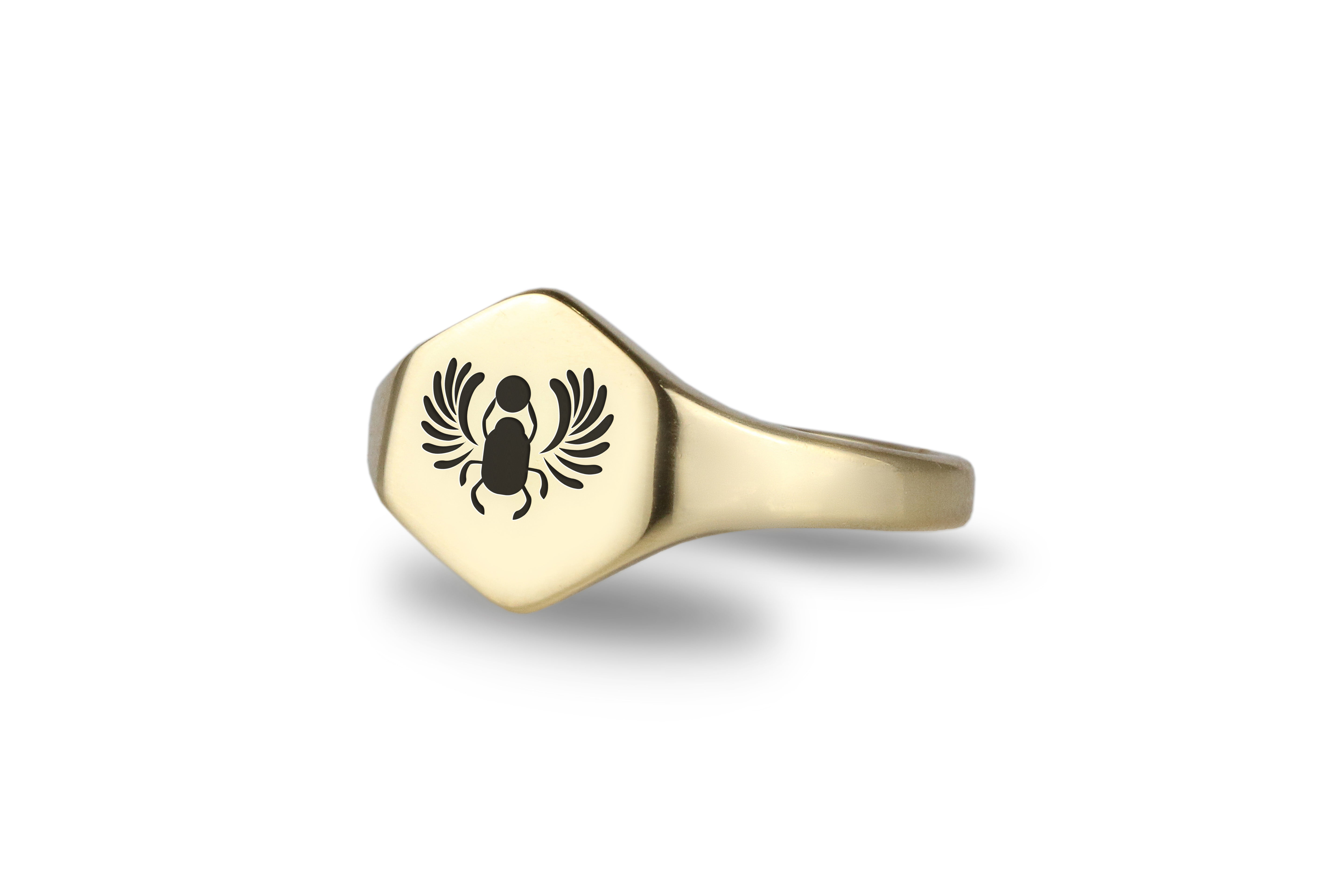 Custom Egyptian Symbol Ring