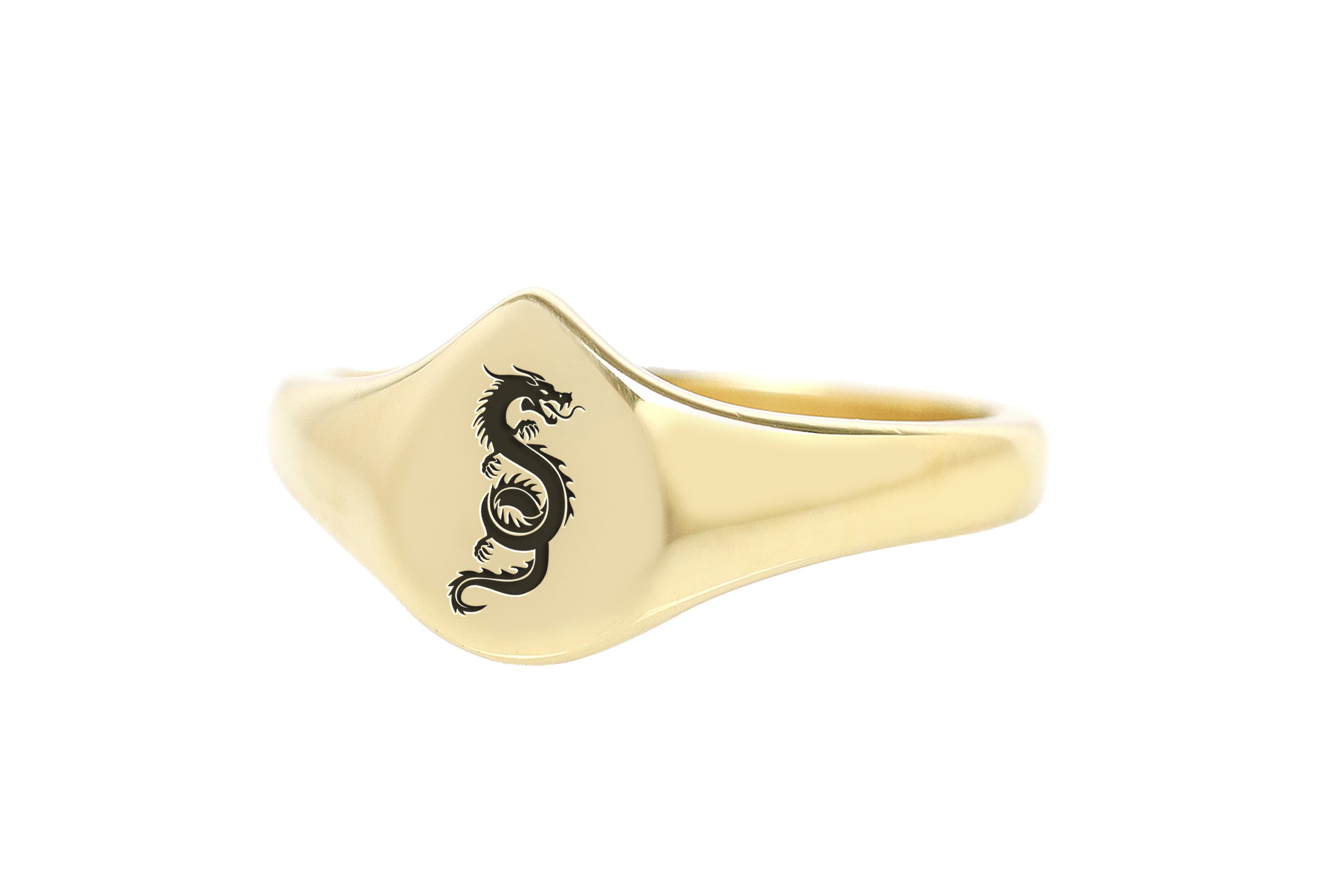 Custom Dragon Gold Ring
