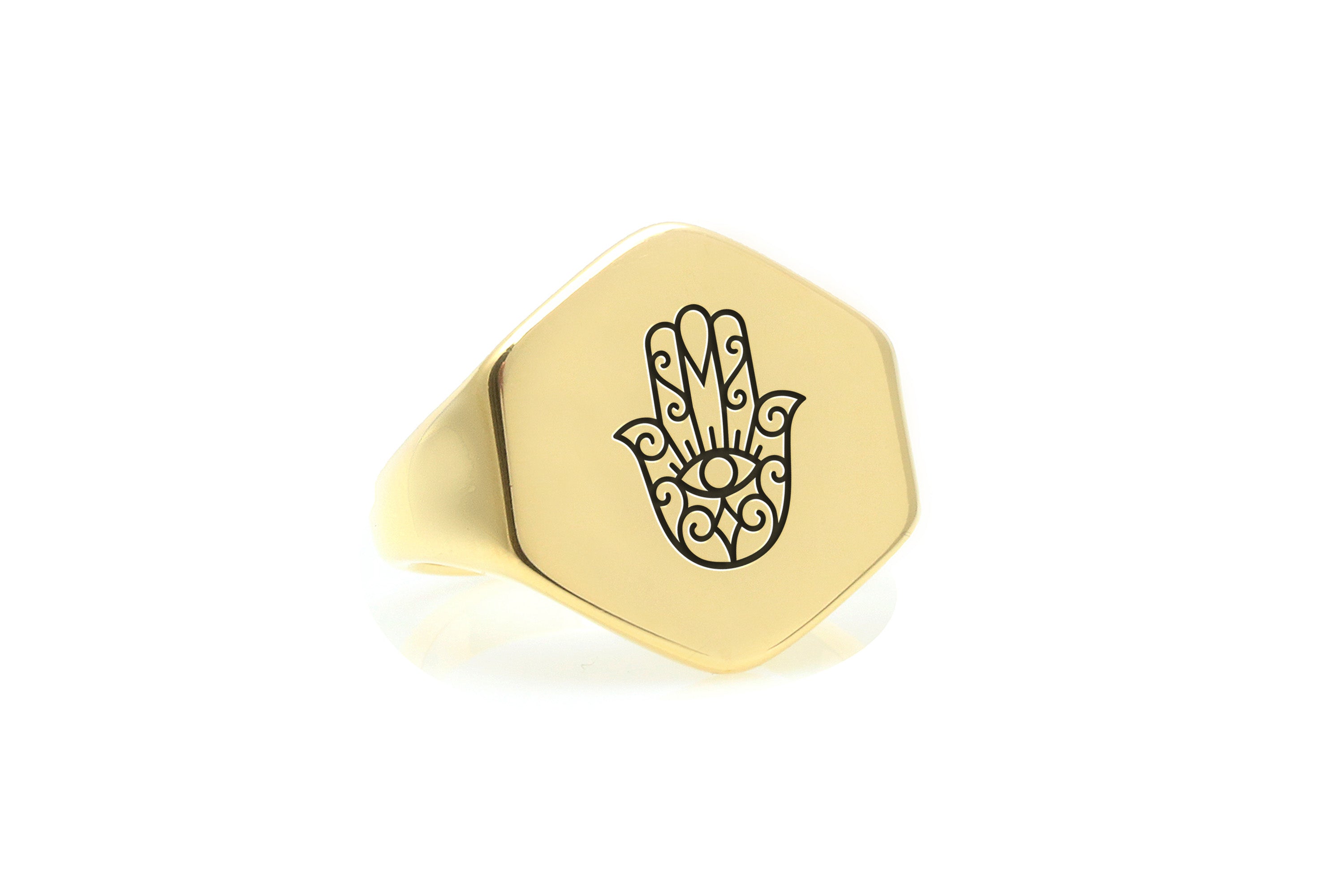 Hamsa Signet Ring