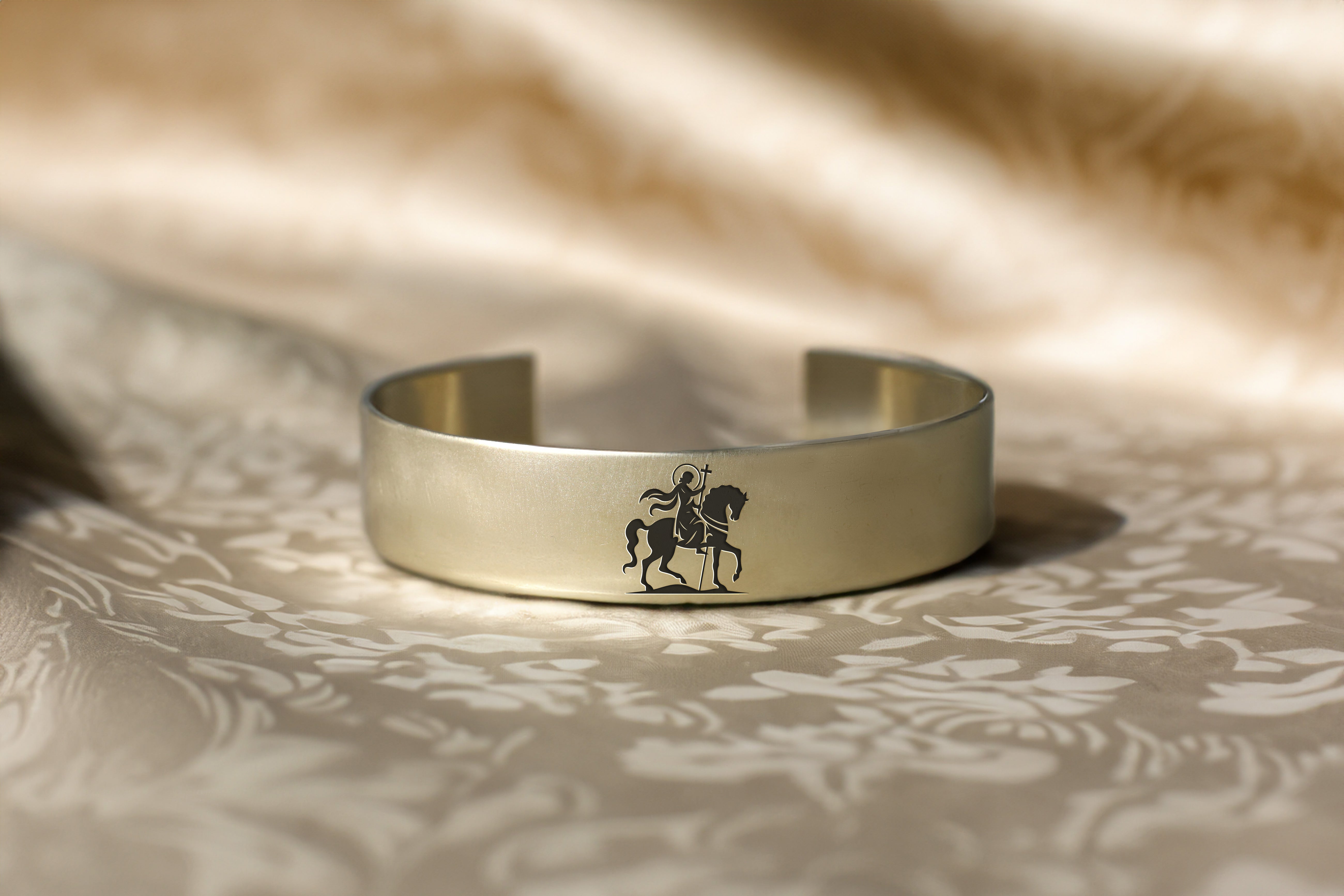 Saint George 24k Gold Bracelet