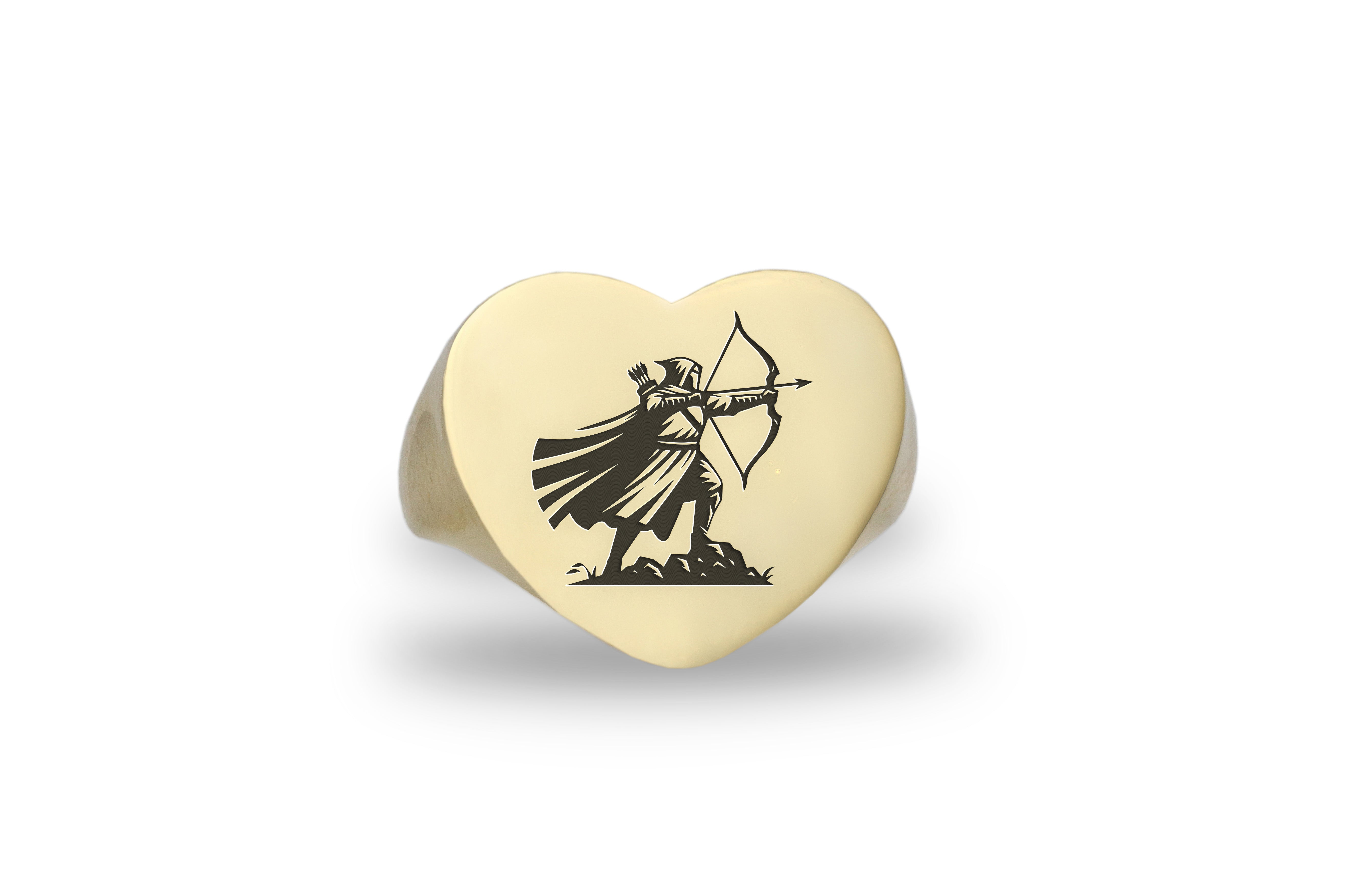 Custom Archer Engraving Ring