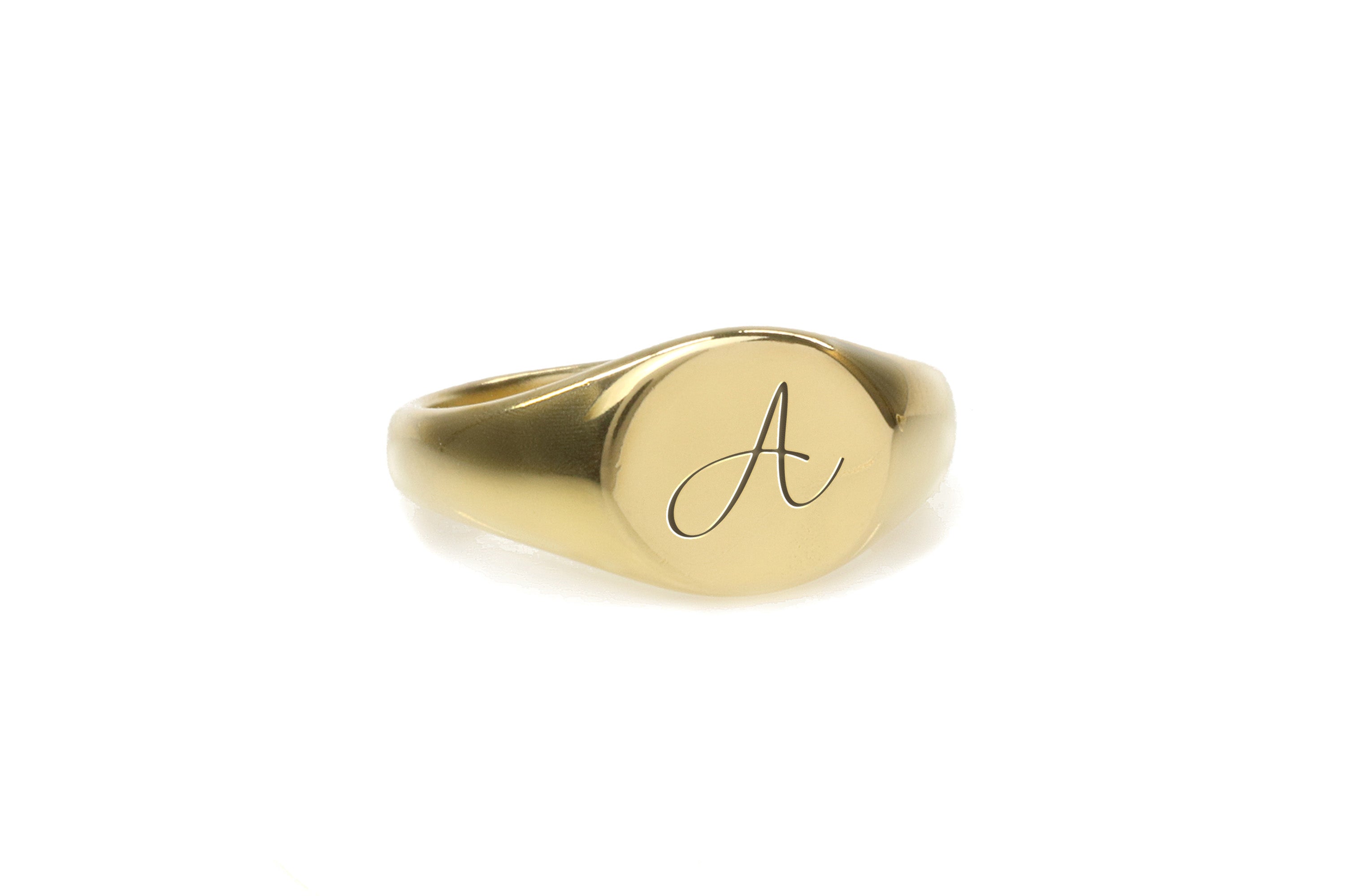 Custom Handwritten Letter Ring
