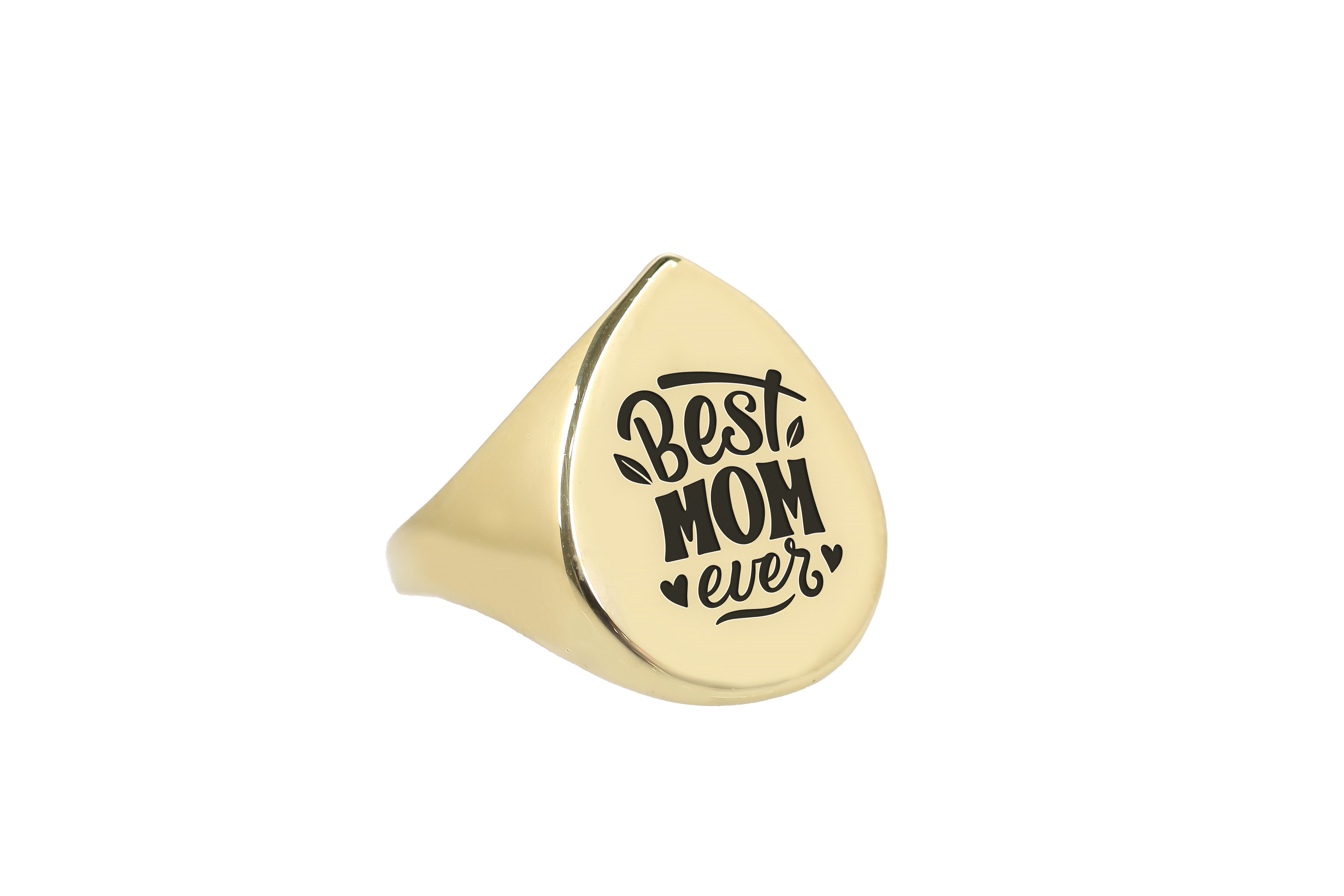 Best Mom Engraved Ring