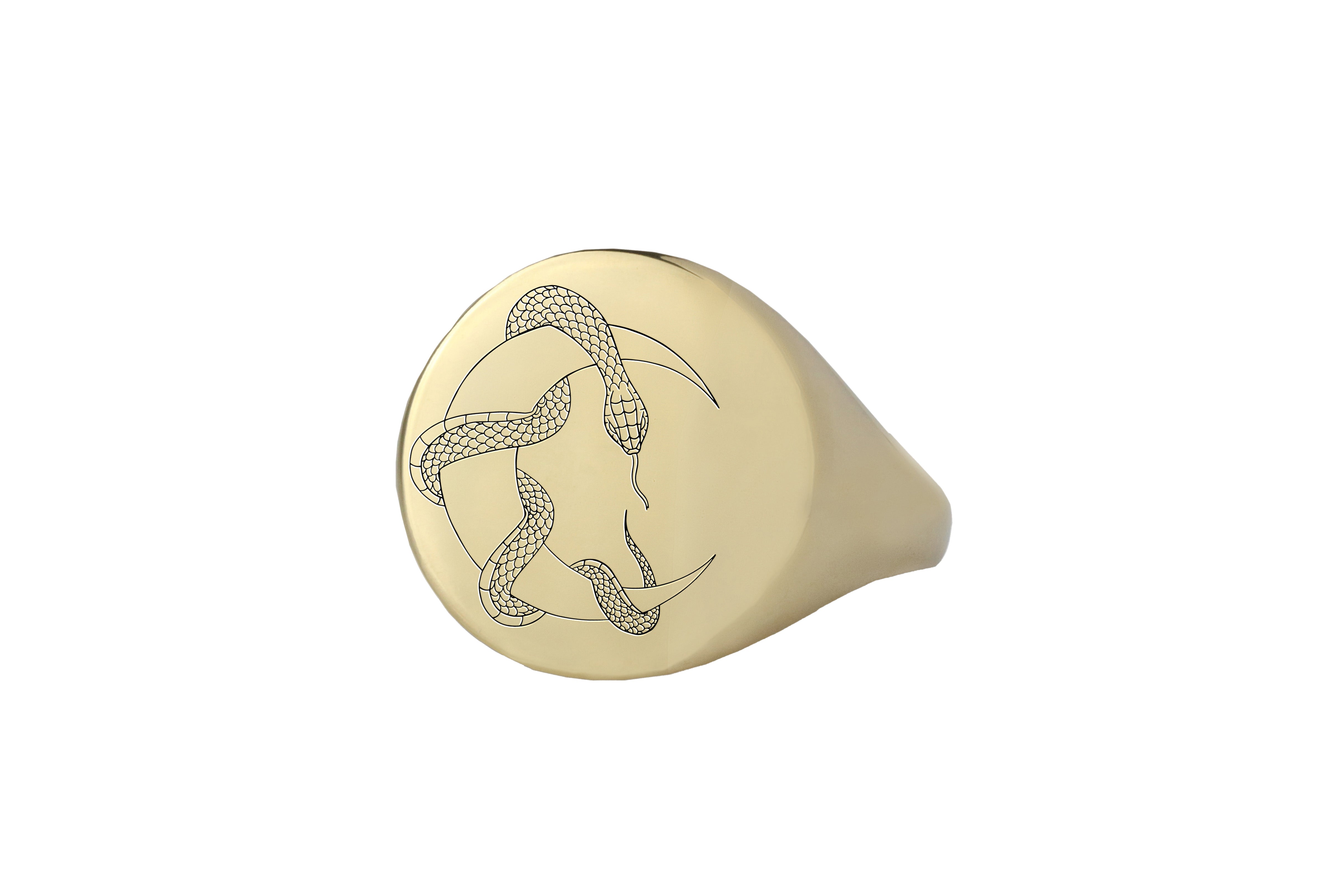 Mystical Golden Snake Ring