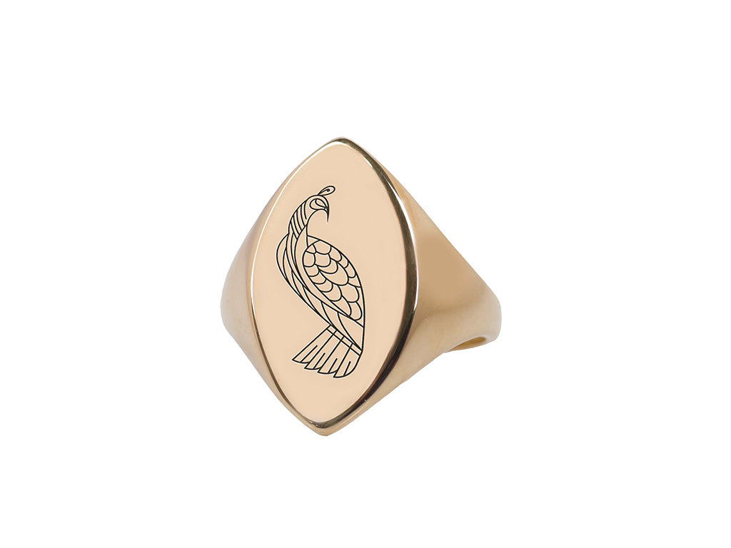 Egyptian Peacock Ring
