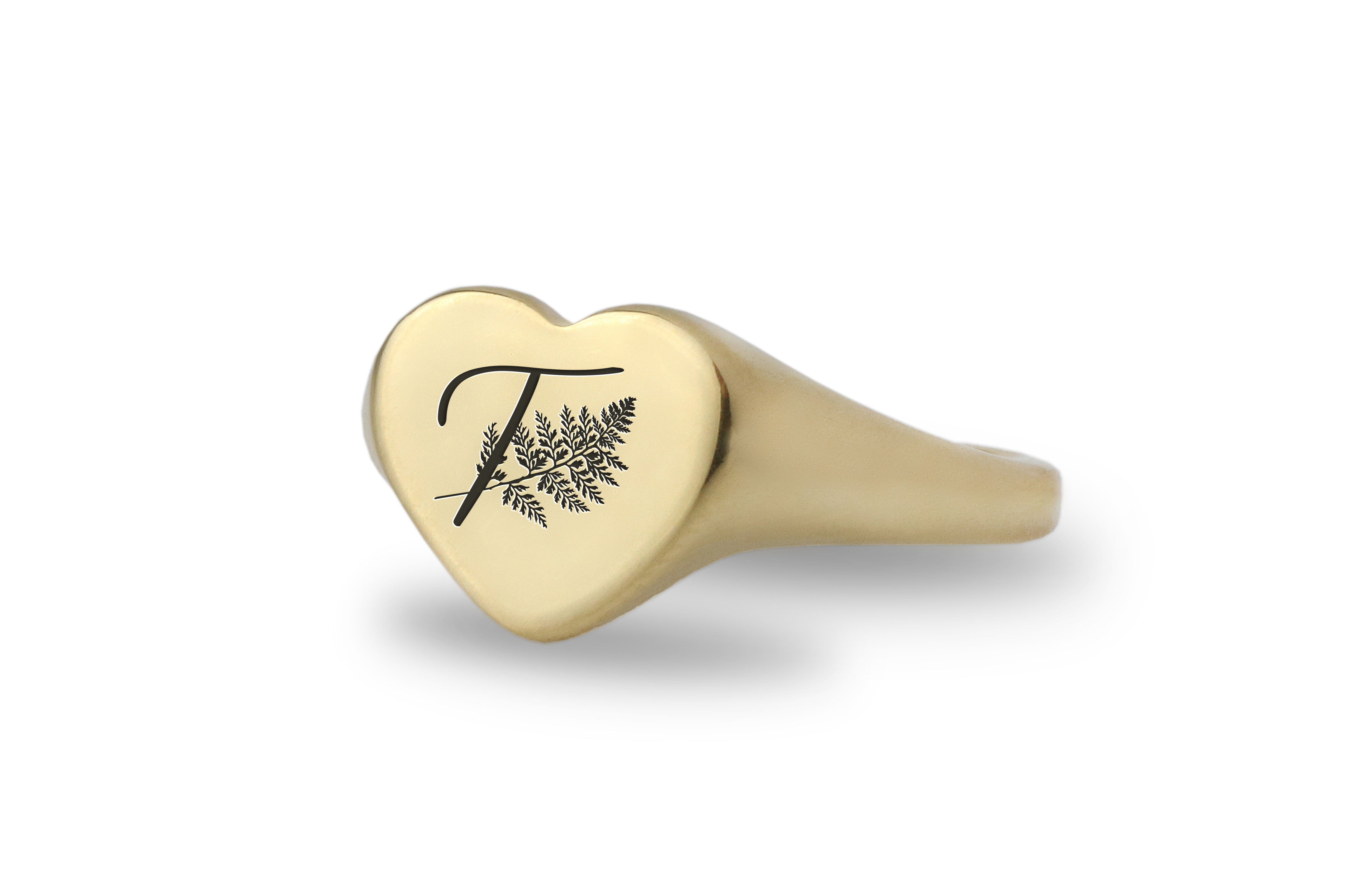 Personalized Initial's Signet Ring