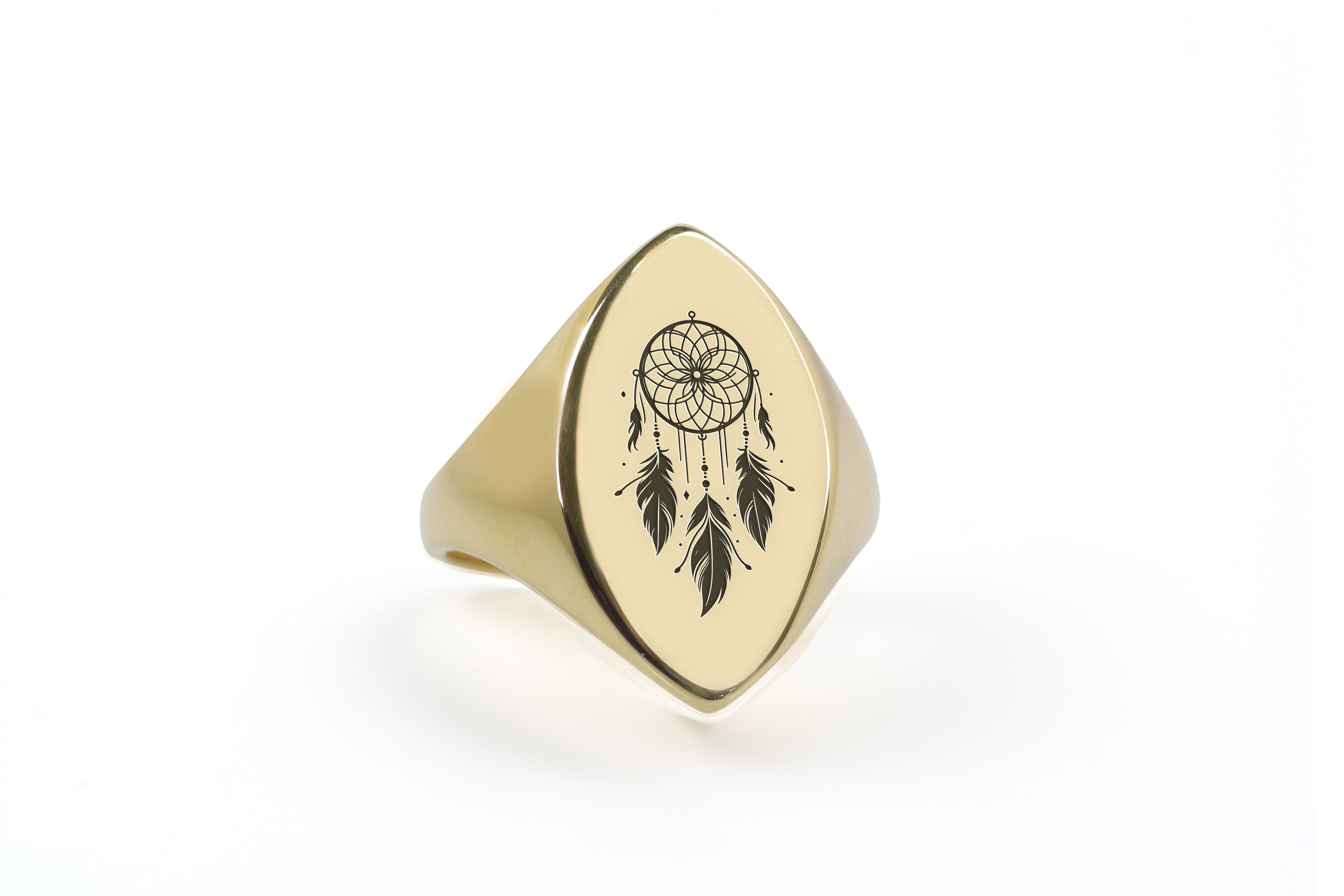 Dream Catcher Gold Ring