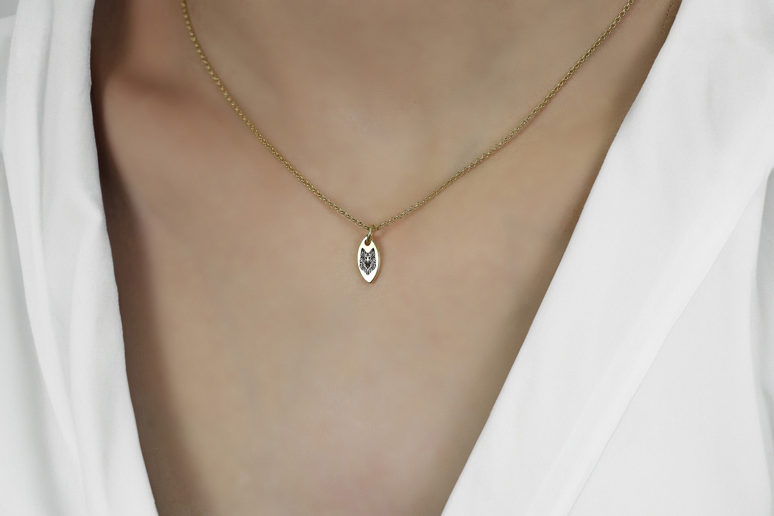 German Shepard Dog Necklace
