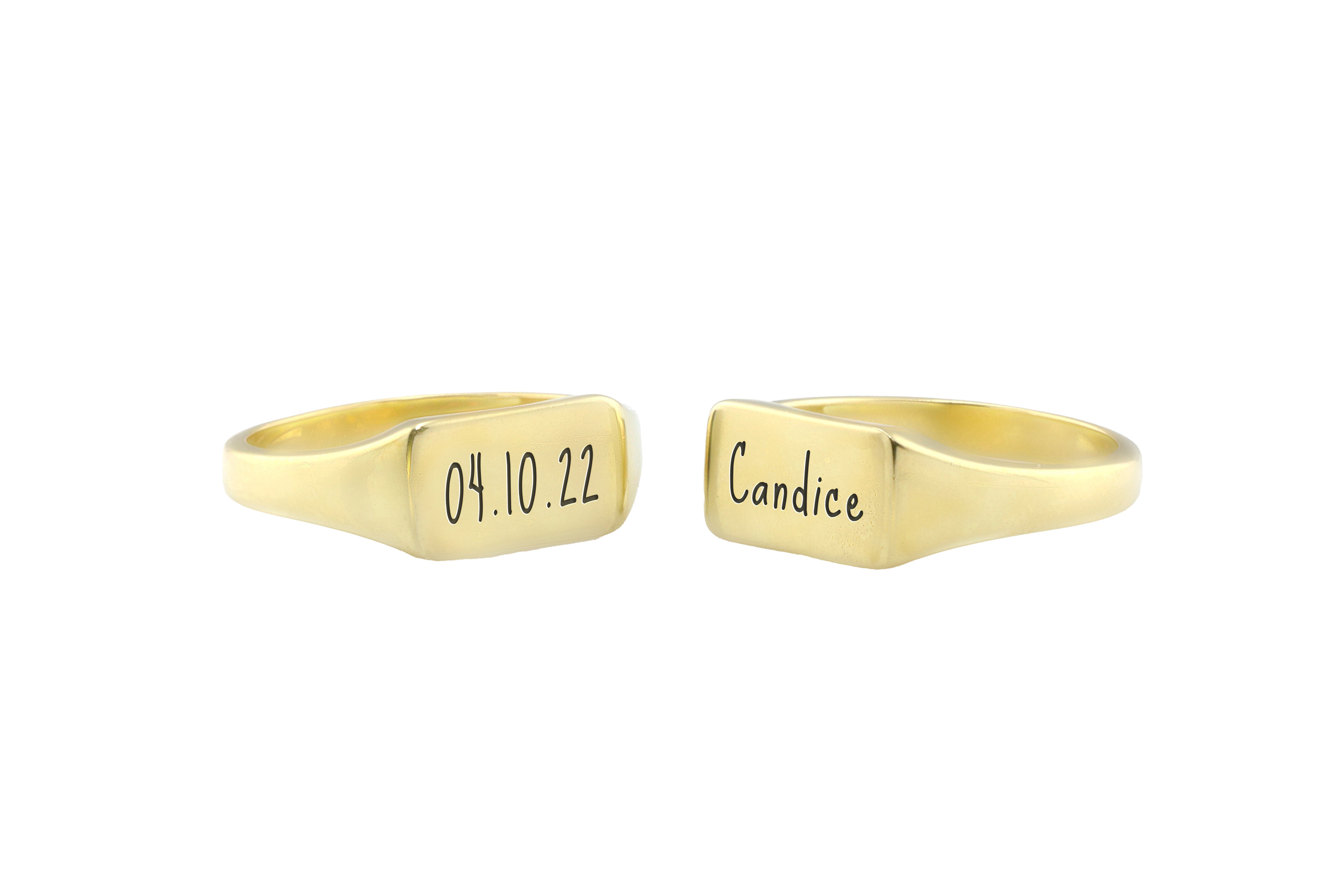 Cute Name Ring