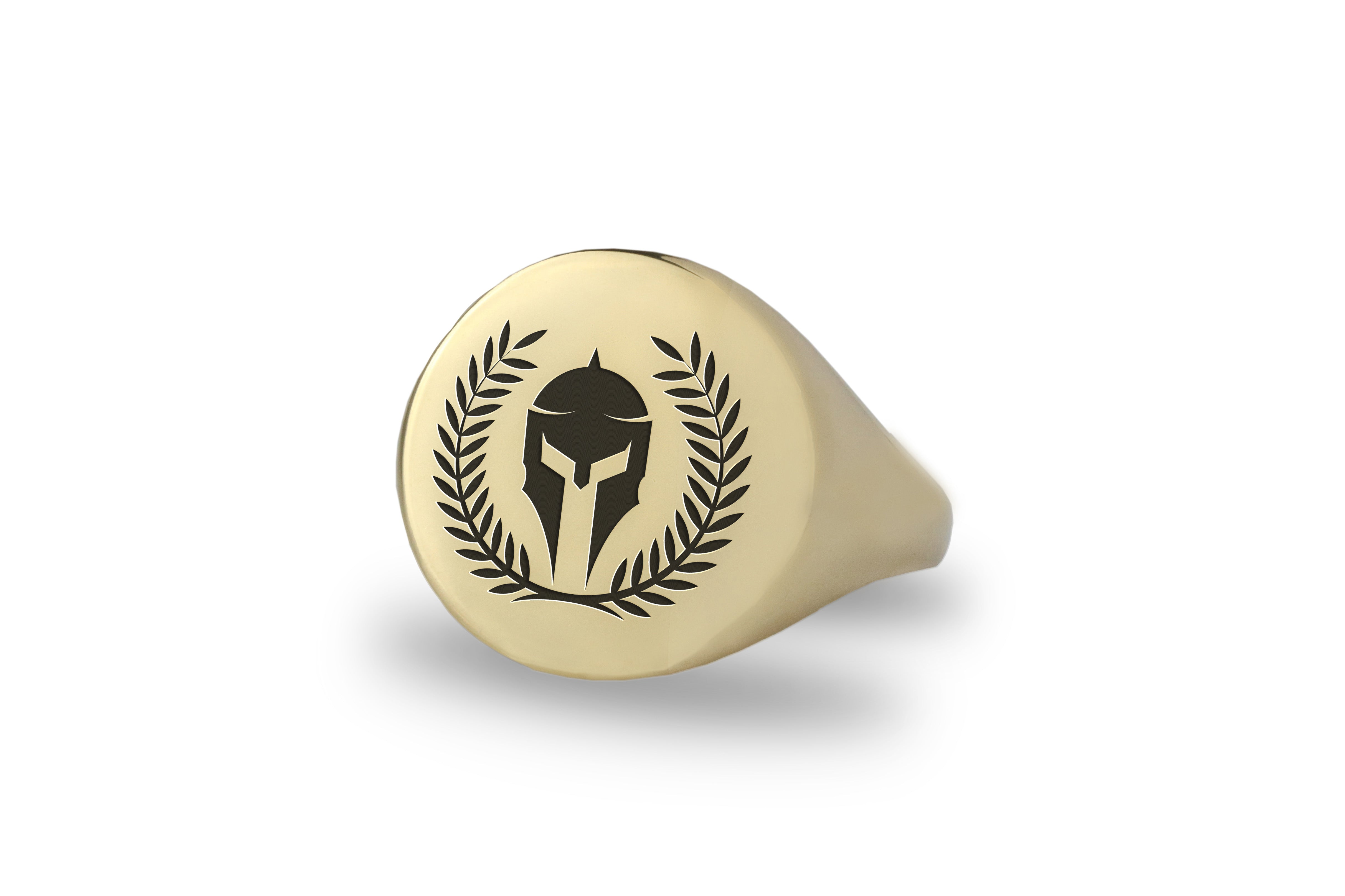 Spartan Gold Signet Ring