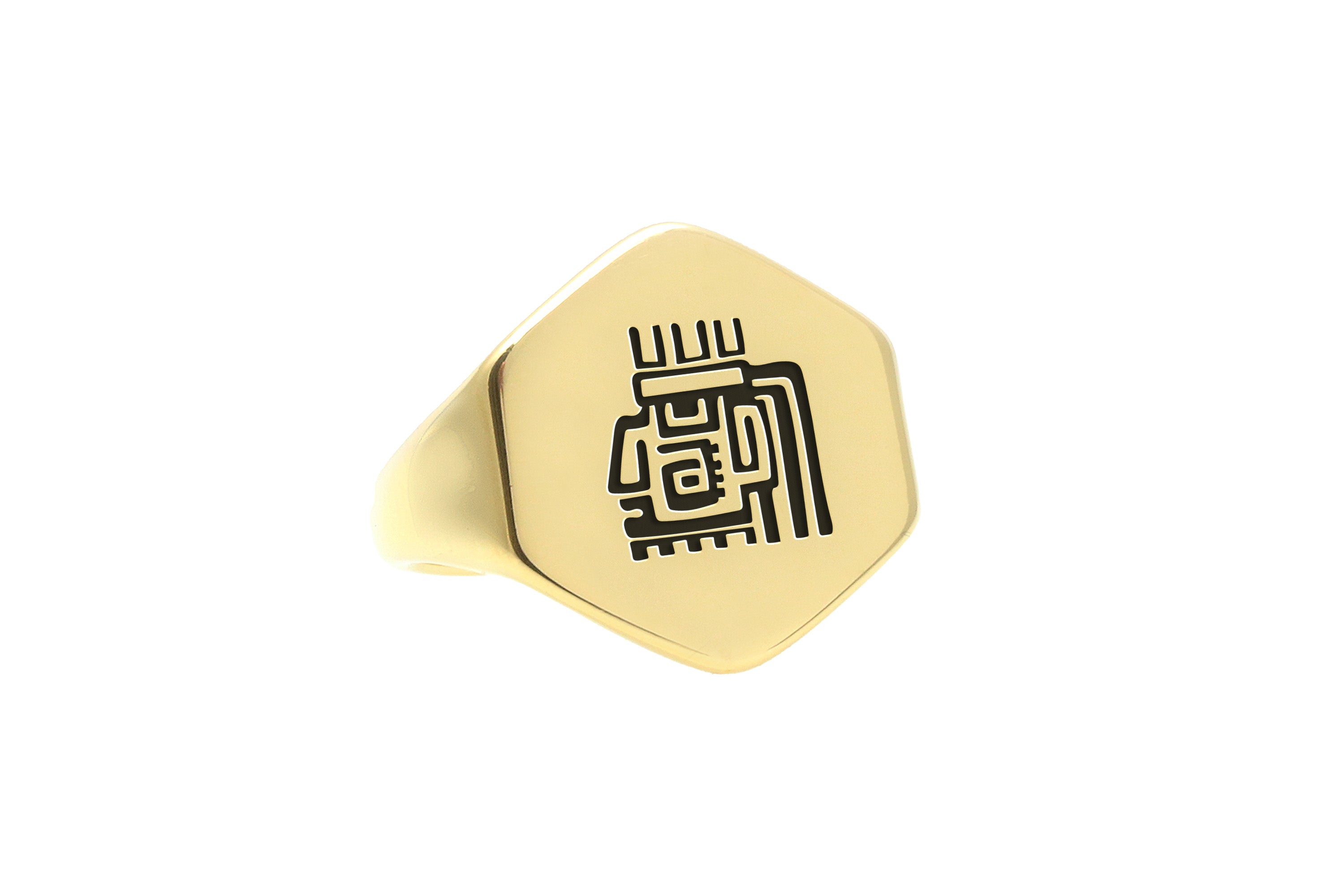 Custom Aztec Symbol Ring