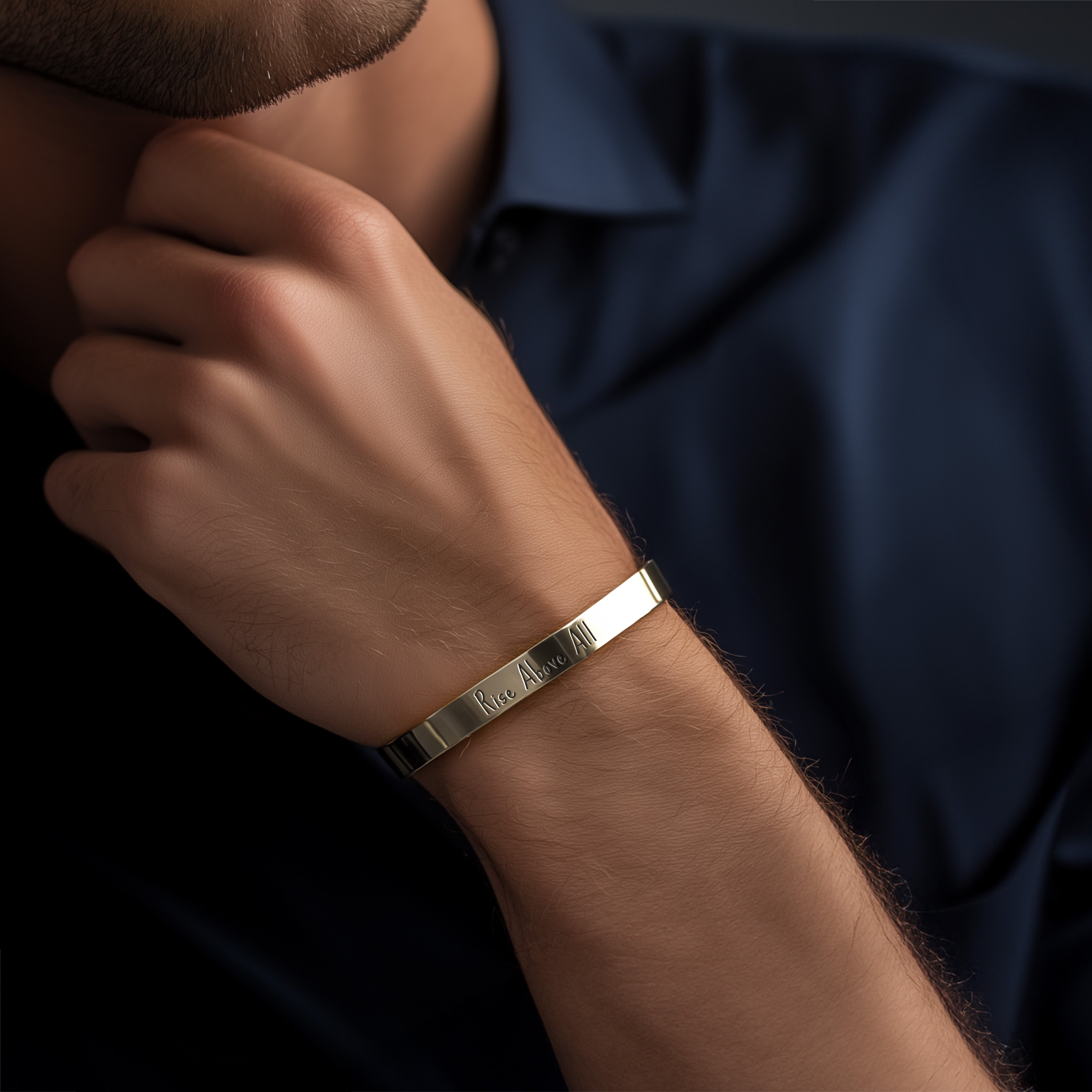 Silver Open Cuff Bracelet