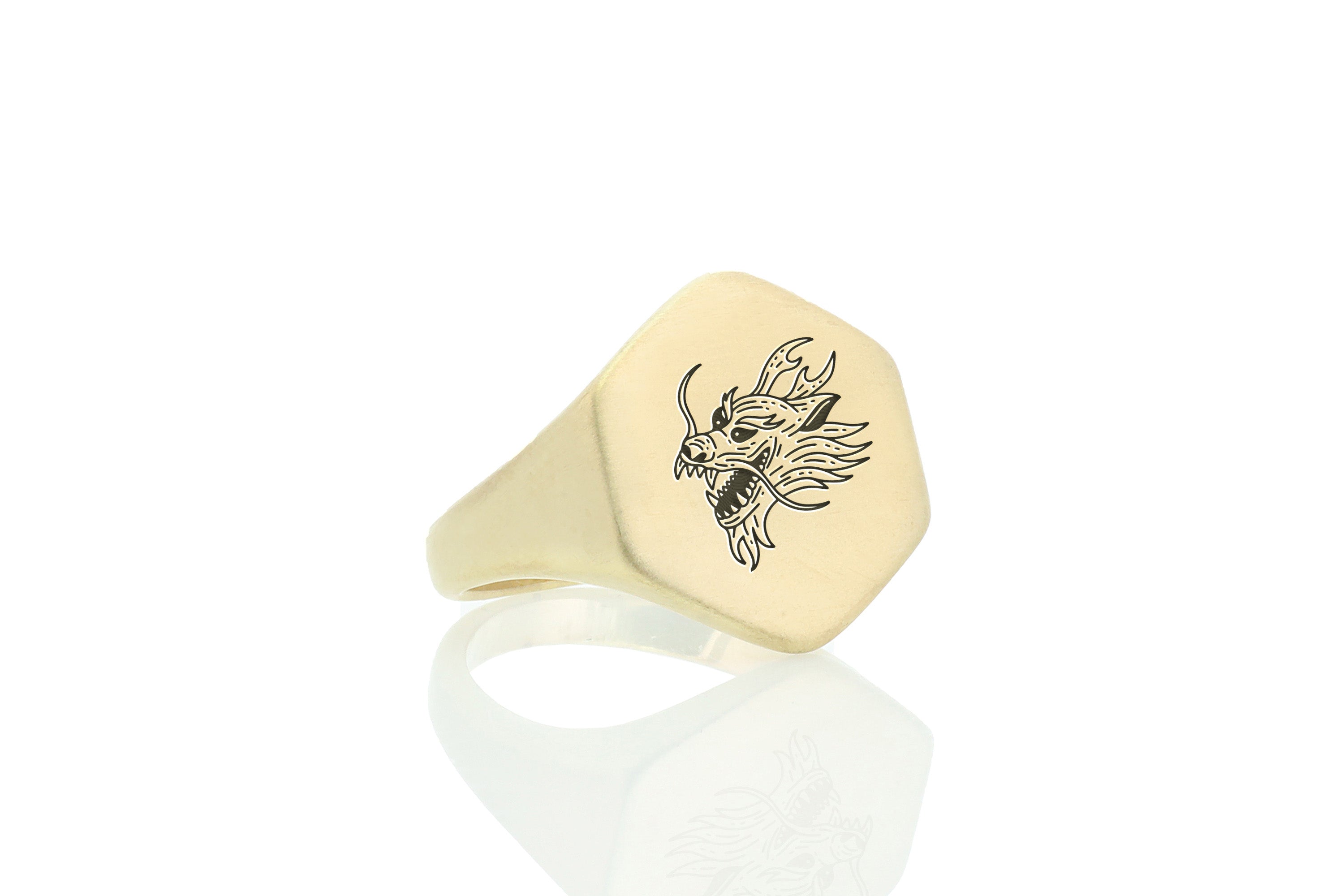 Tattooed Theme Dragon Ring
