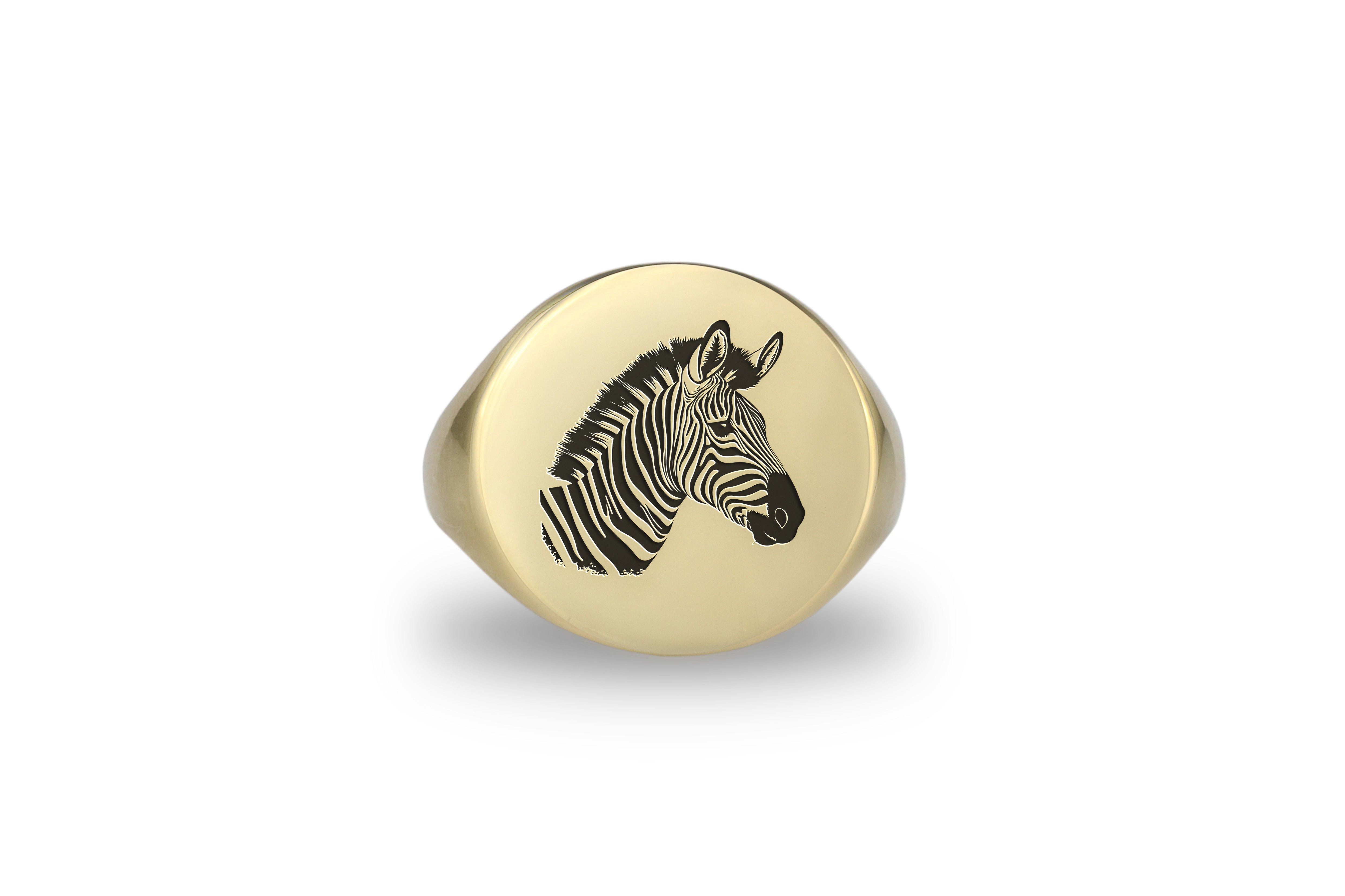 Bold Statement Zebra Ring