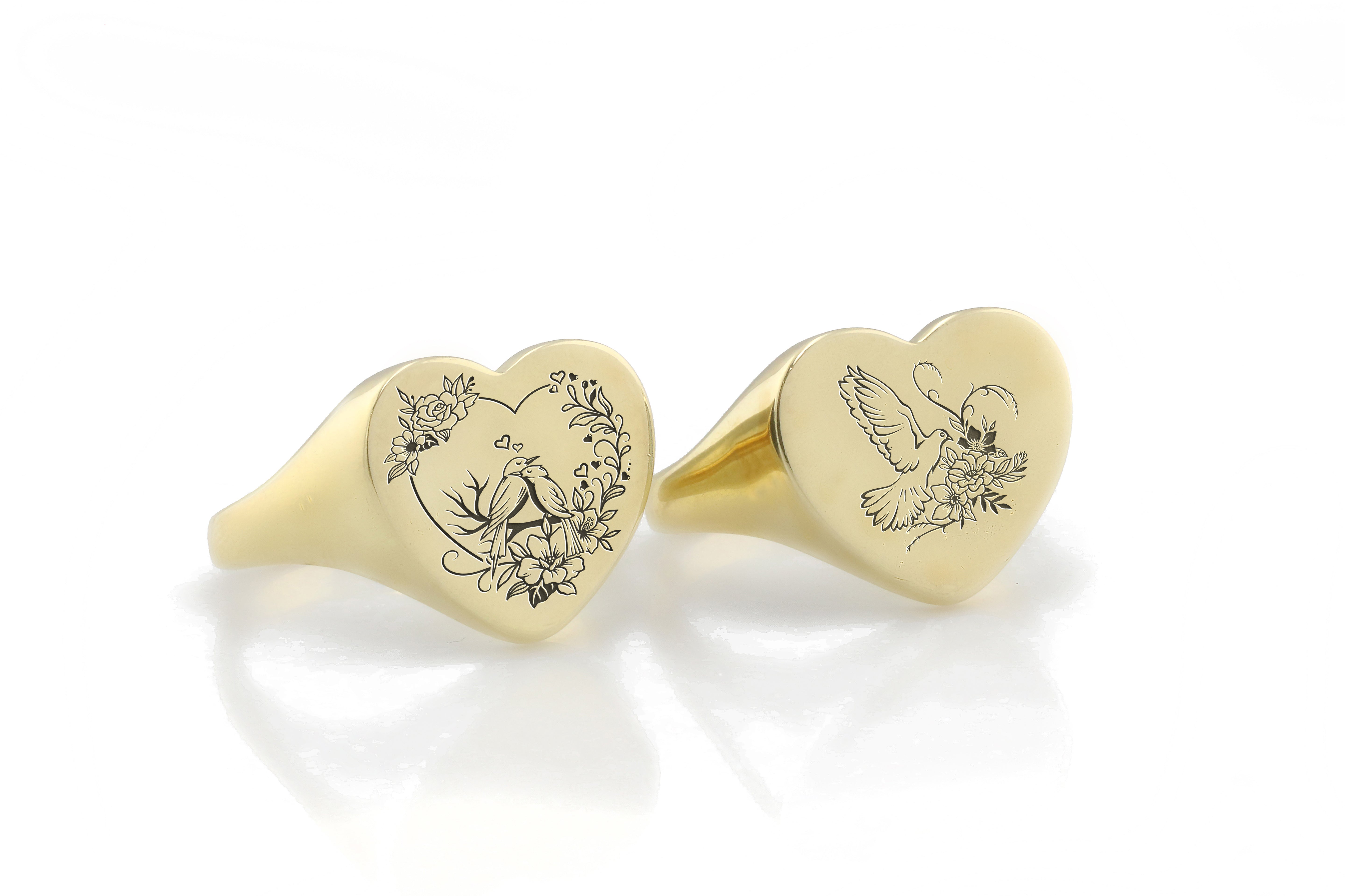 Romantic Birds Ring