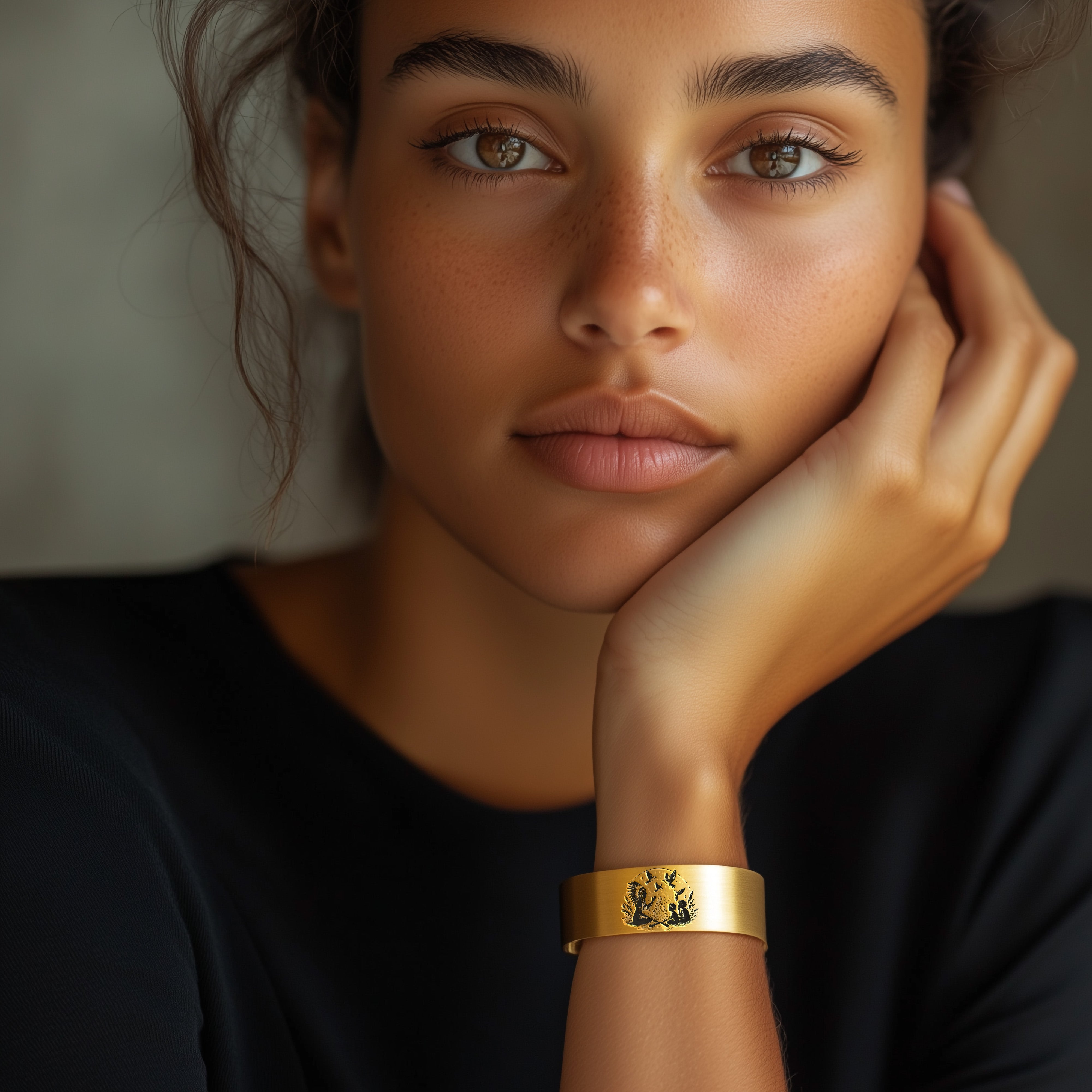 Engraved Native American Bracelet