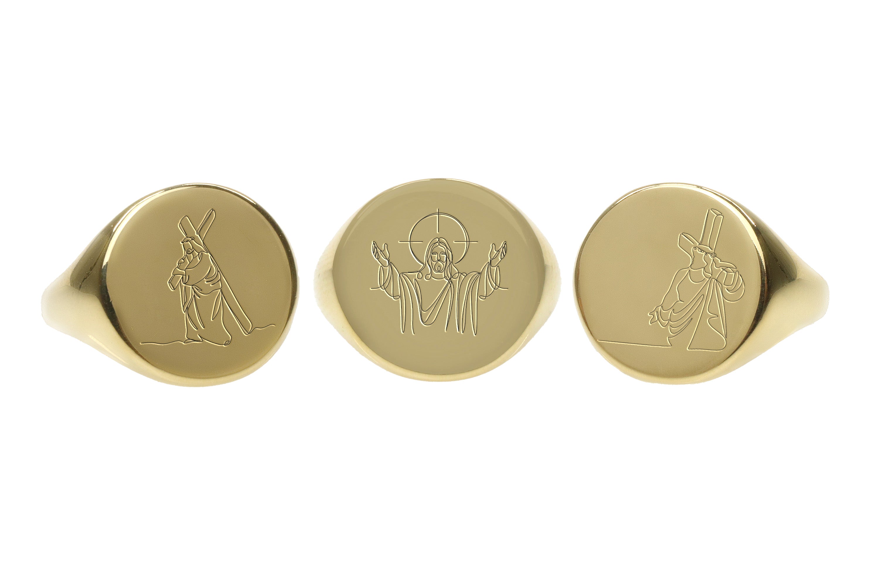 Bold Statement Jesus Ring