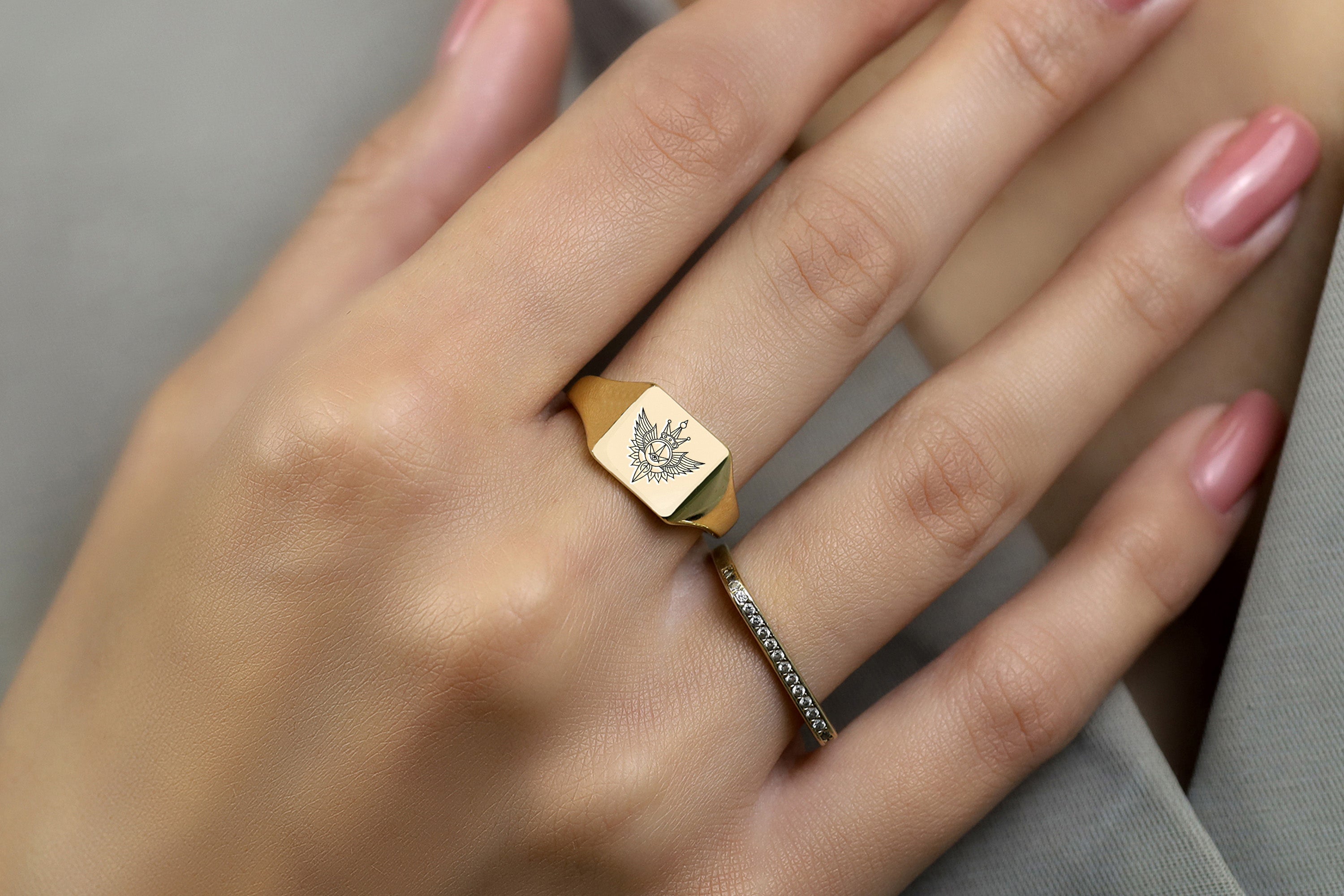 14k Gold Masonic Ring