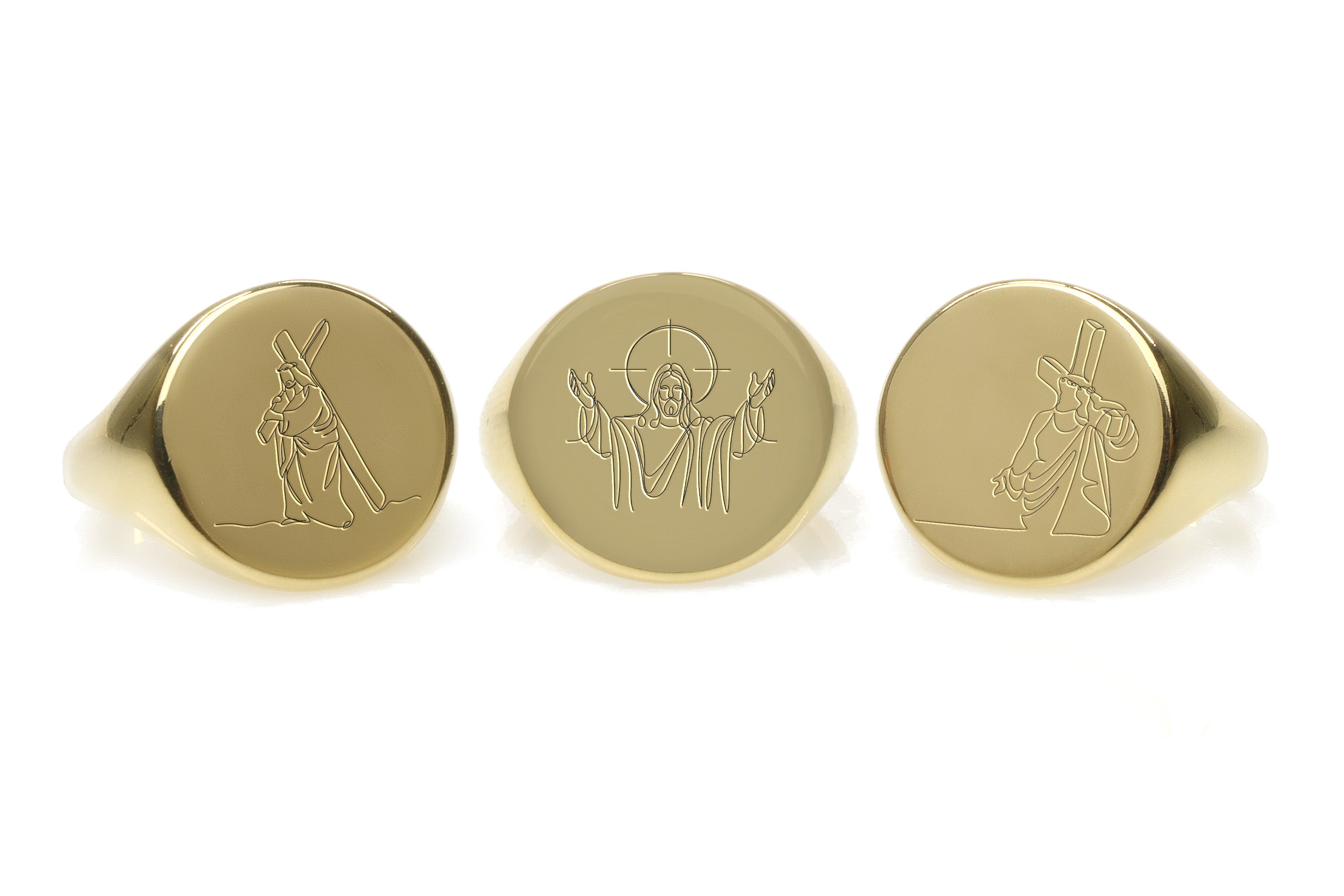 Bold Statement Jesus Ring