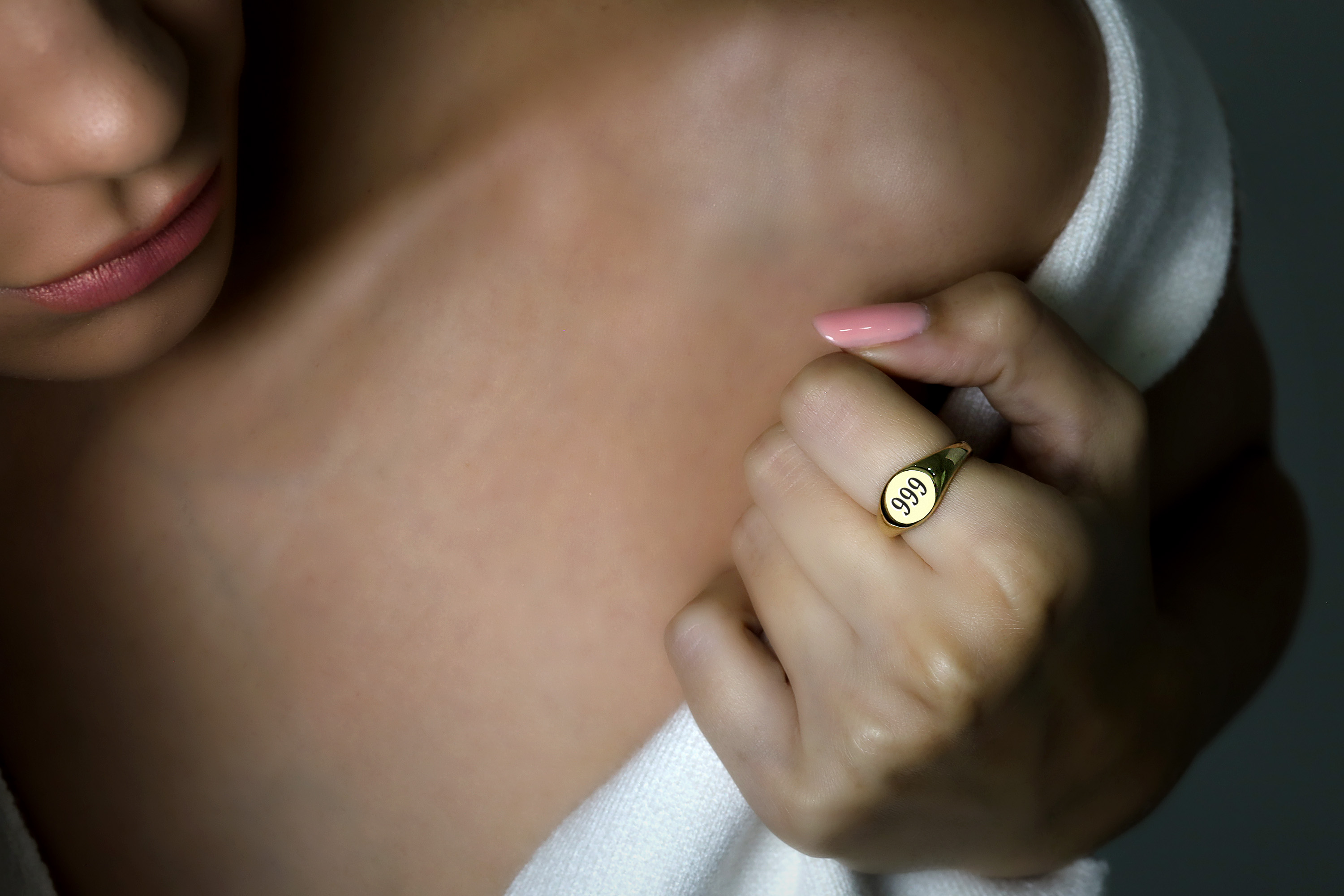 14k Gold Numeral Ring