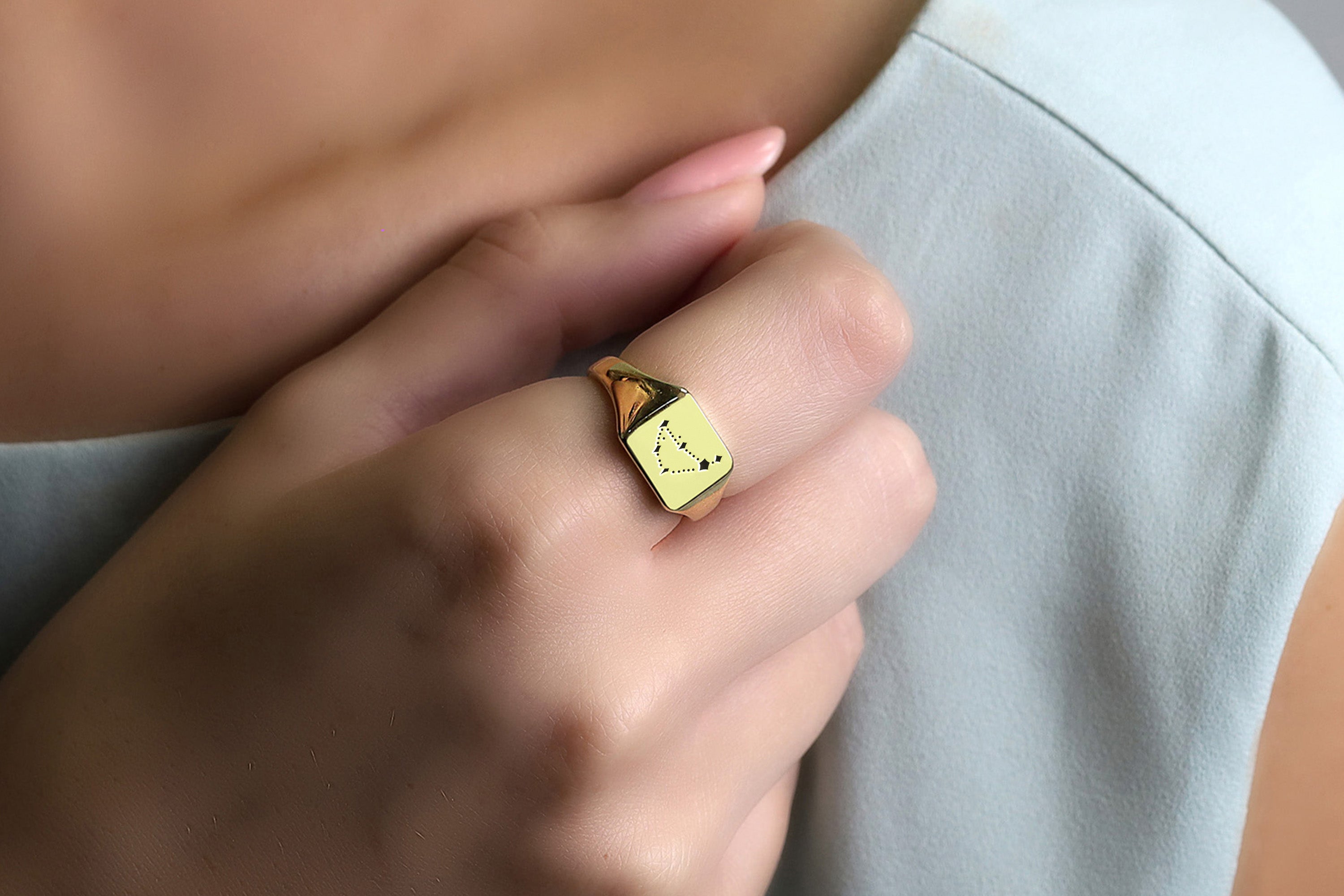 Custom Star Map Ring