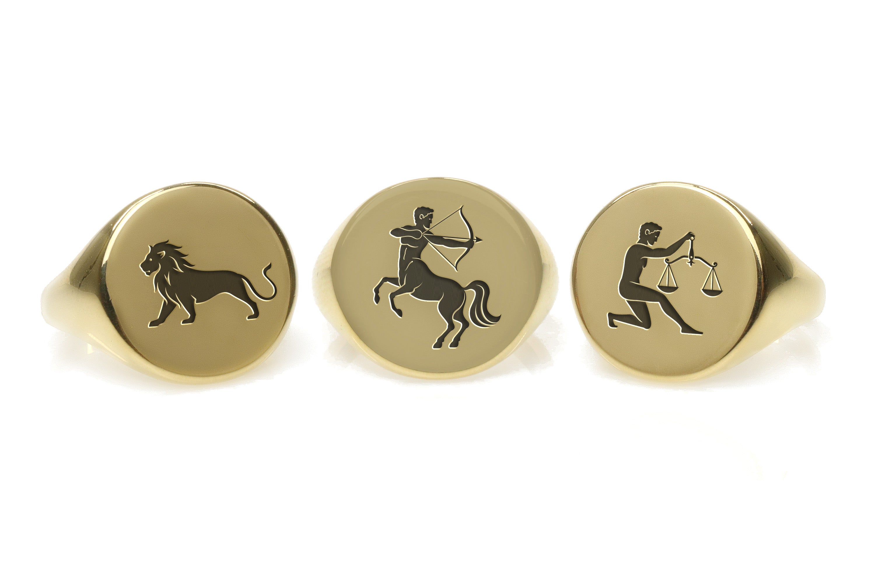 Custom Zodiac Signet Ring