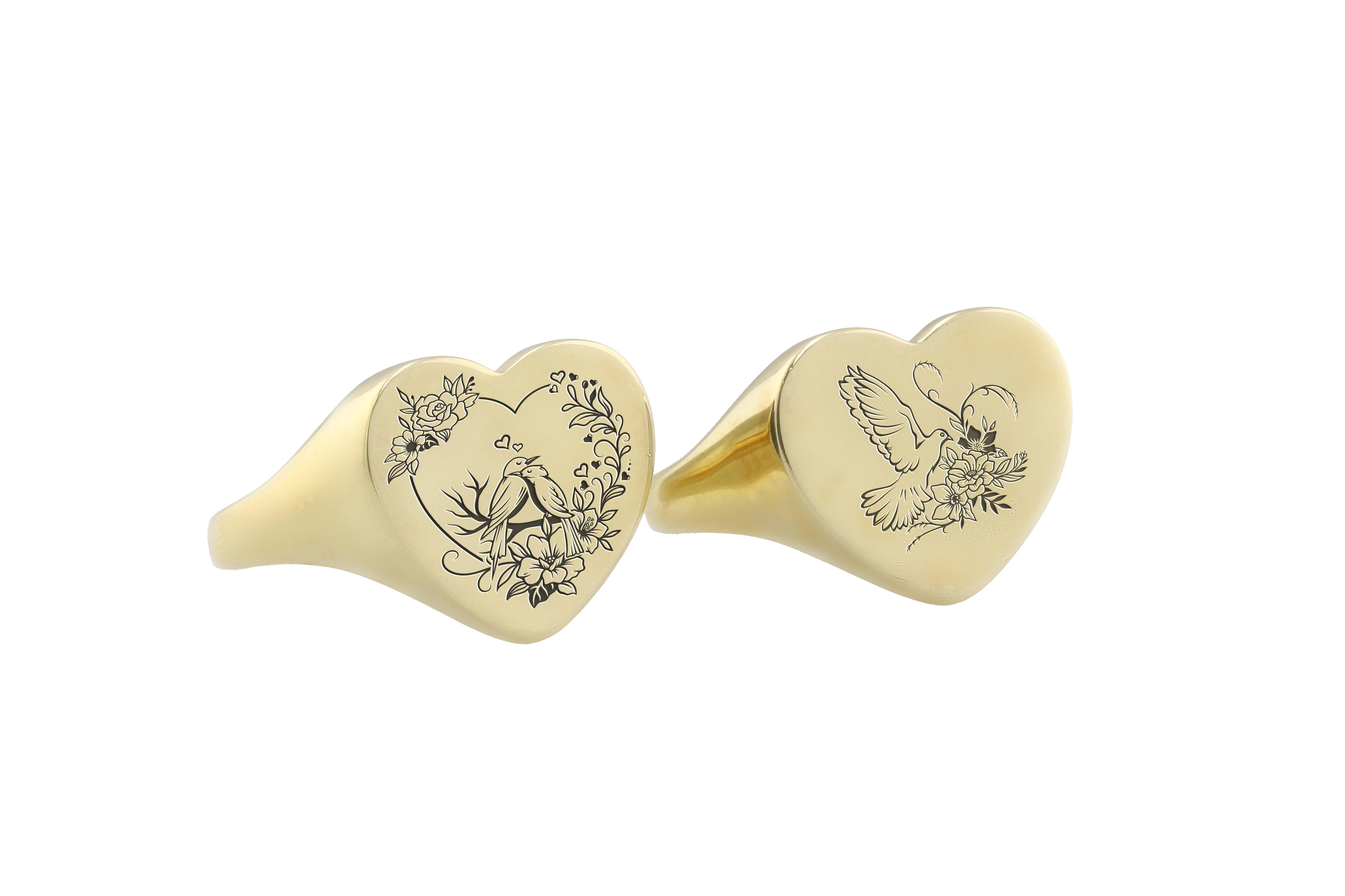 Romantic Birds Ring