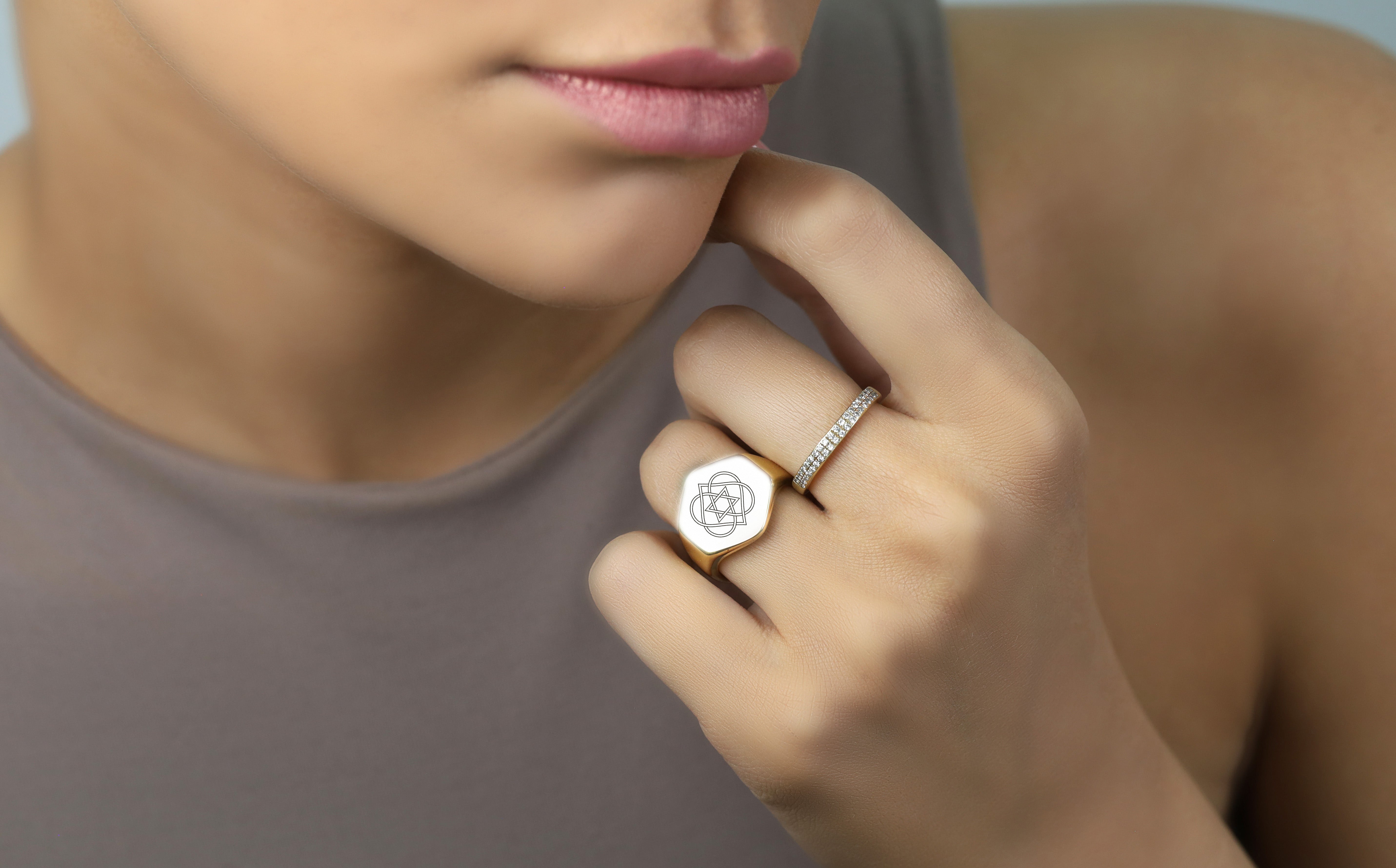 Custom Star Of David Ring