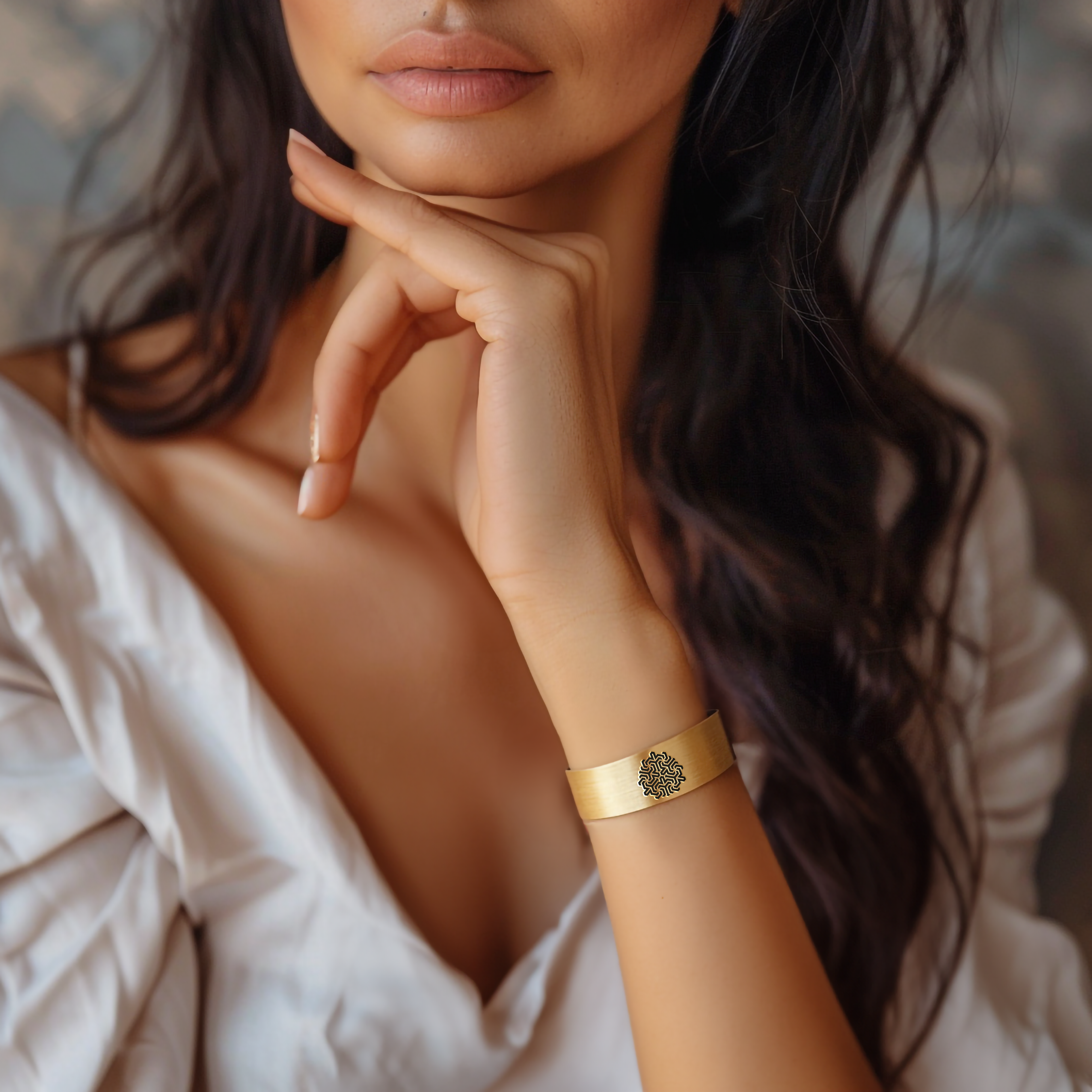 14k Gold Maze Bracelet