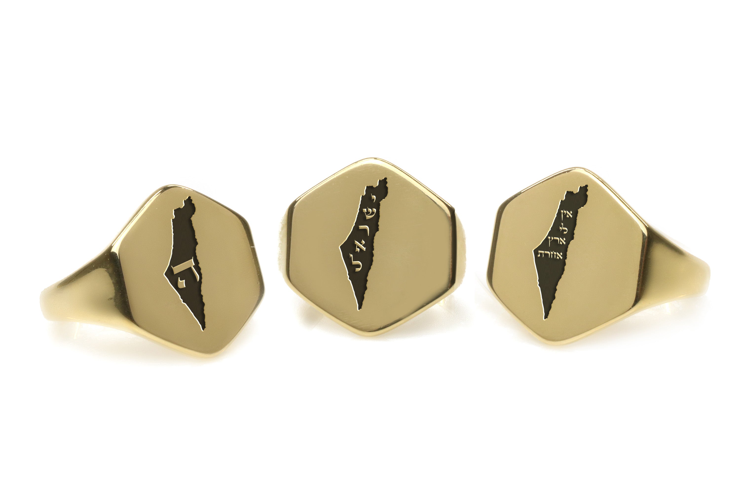 Personalized Israeli Map Jewelry